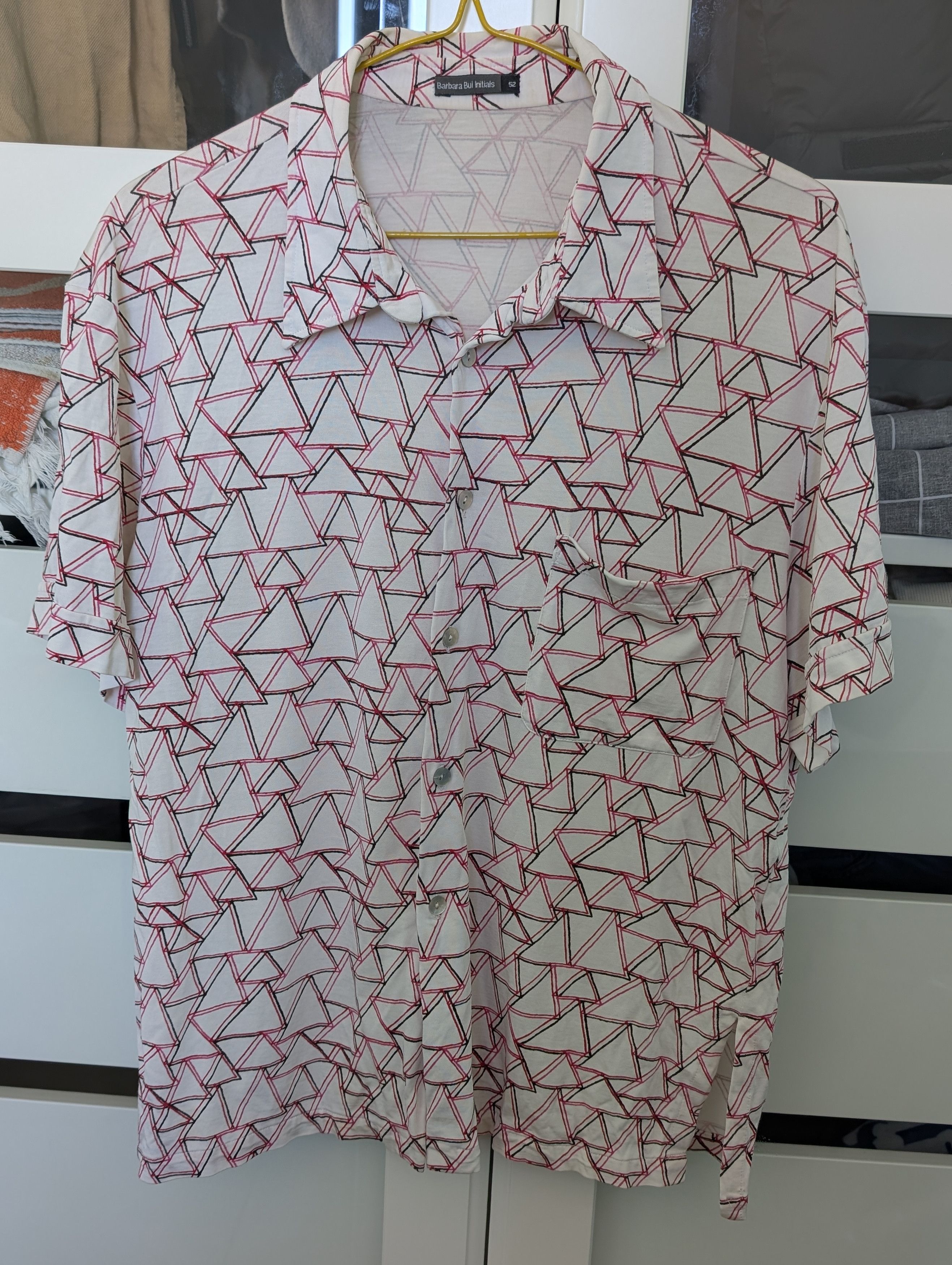 Other RARE Vintage 90s Barbara Bui Initials Geometric Print Shirt Size US S / EU 44-46 / 1 - 1 Thumbnail
