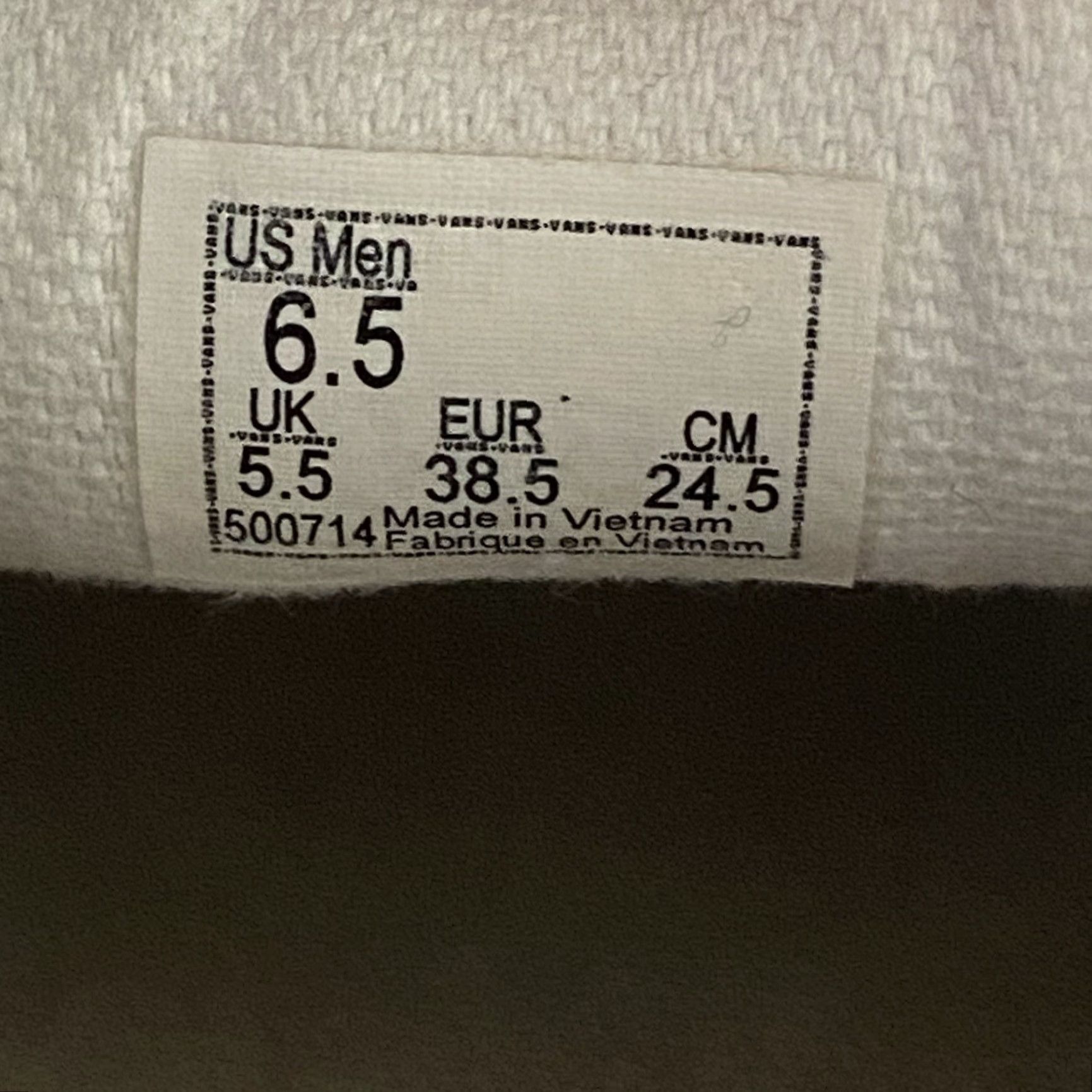 Vans VANS Classic Slip-On Shoes Canvas White Pop Cush Men Sz 6.5 / Women Sz 8 Size M / US 6-8 / IT 42-44 - 7 Thumbnail