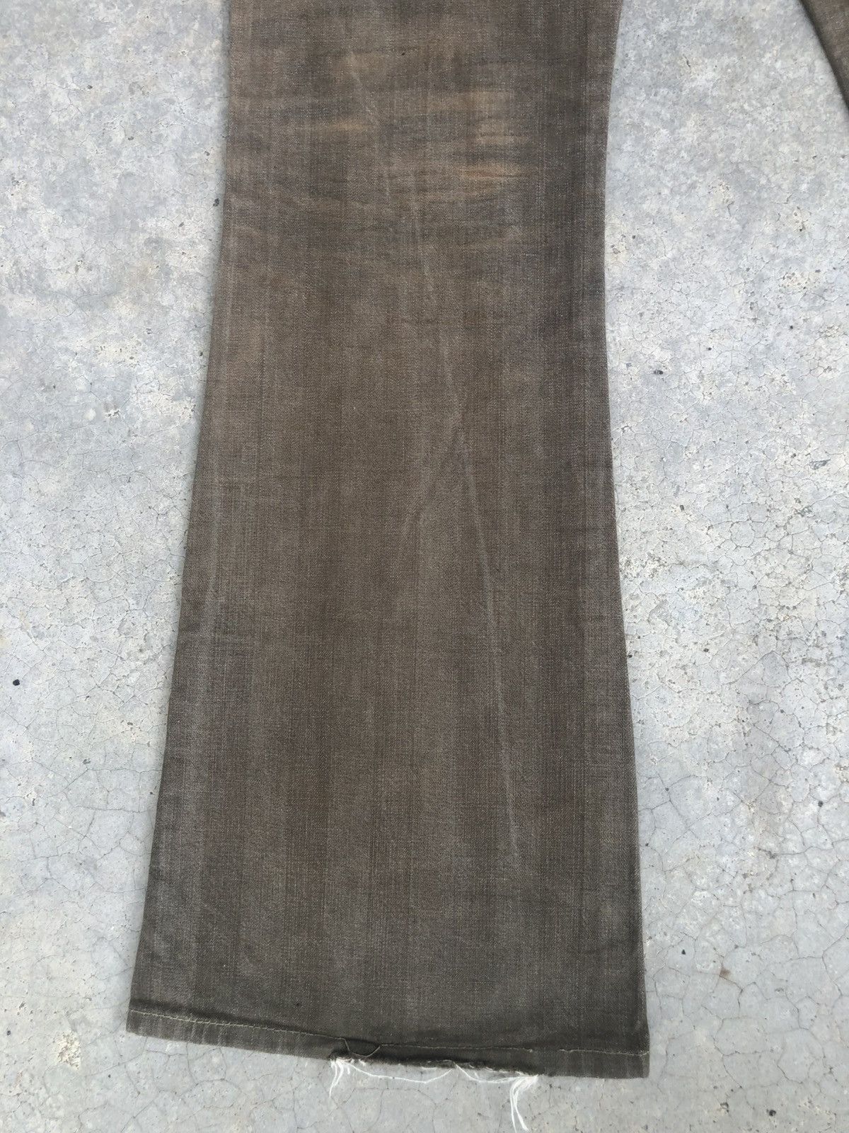 Who Decides War Edwin Flared Jeans Mudwash Distressed Jeans Size US 30 / EU 46 - 9 Thumbnail