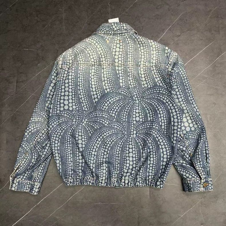 Louis Vuitton Louis Vuitton x Kusama Polka Dot Denim Jacket Size US L / EU 52-54 / 3 - 4 Thumbnail