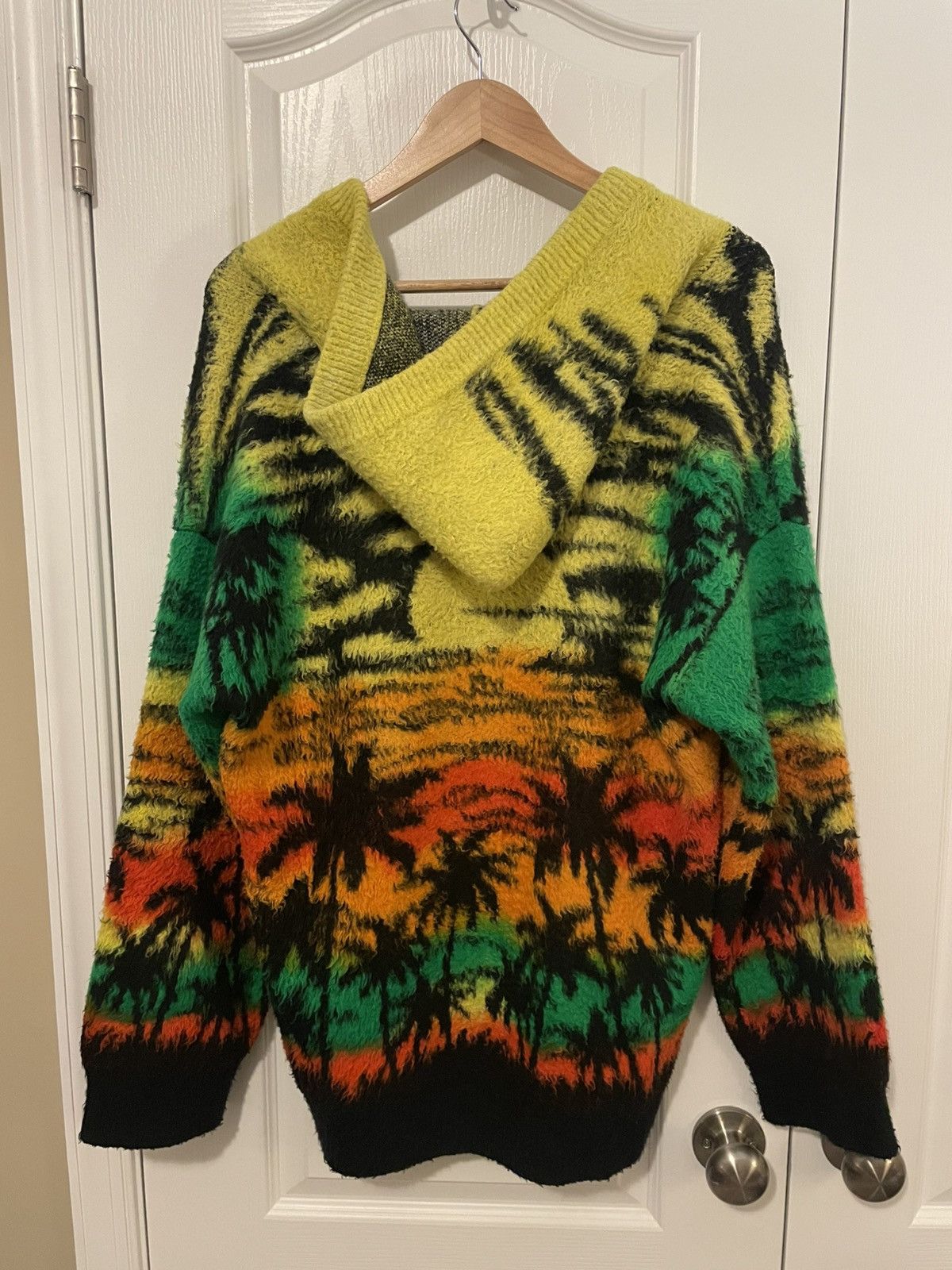 Celine Sunset Brushed Knit Hoodie Size US XS / EU 42 / 0 - 2 Thumbnail