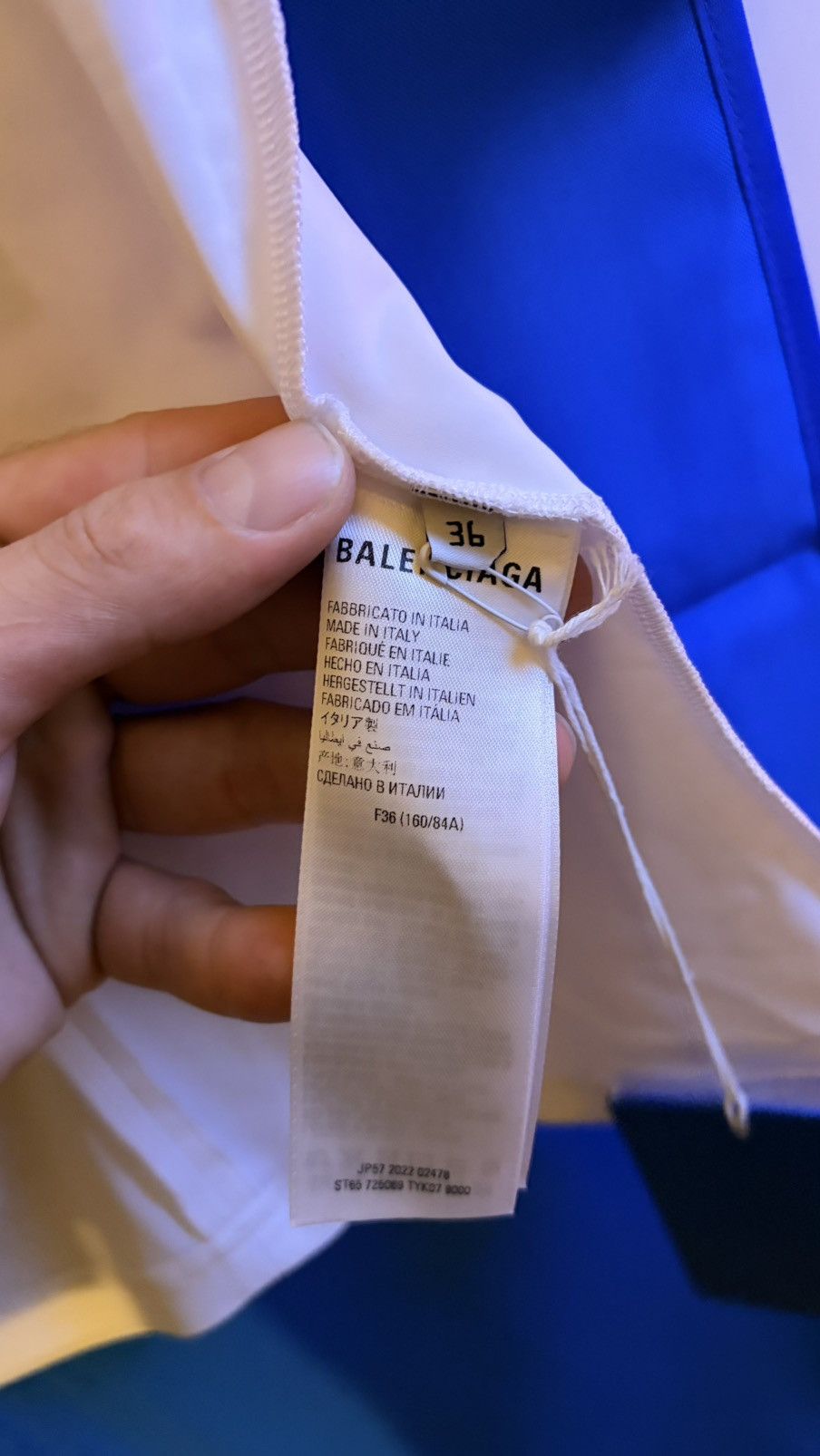 Adidas × Balenciaga Adidas x Balenciaga Athletic Top Shirt White F36 Size XS / US 0-2 / IT 36-38 - 5 Thumbnail