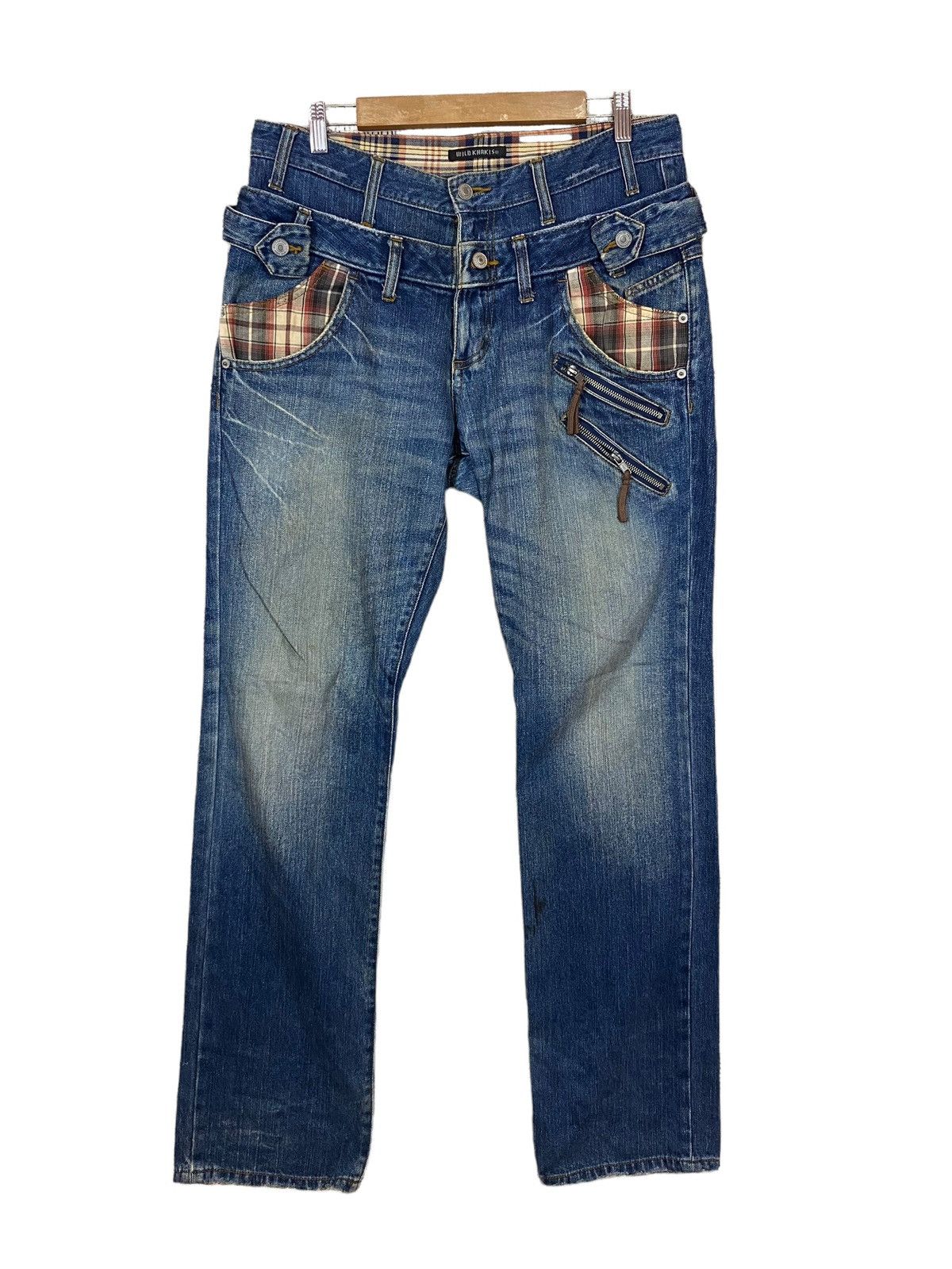 Japanese Brand × Seditionaries 🔥japanase brand🔥Wild khakis double waist denim nice design Size US 34 / EU 50 - 1 Thumbnail