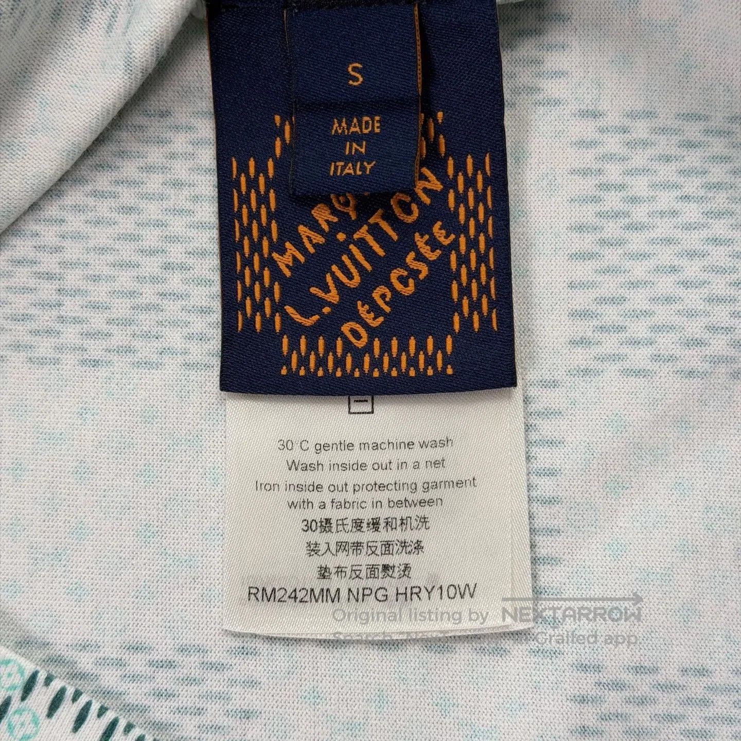 Louis Vuitton LV Checkerboard White Green Short-Sleeve. Size US S / EU 44-46 / 1 - 4 Thumbnail