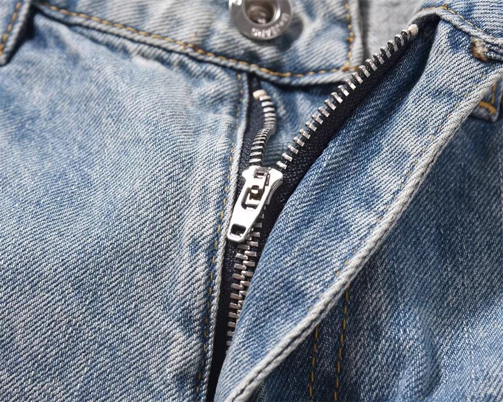 Japanese Brand × Jean Loose American style washed ripped jeans for men Size US 32 / EU 48 - 5 Thumbnail