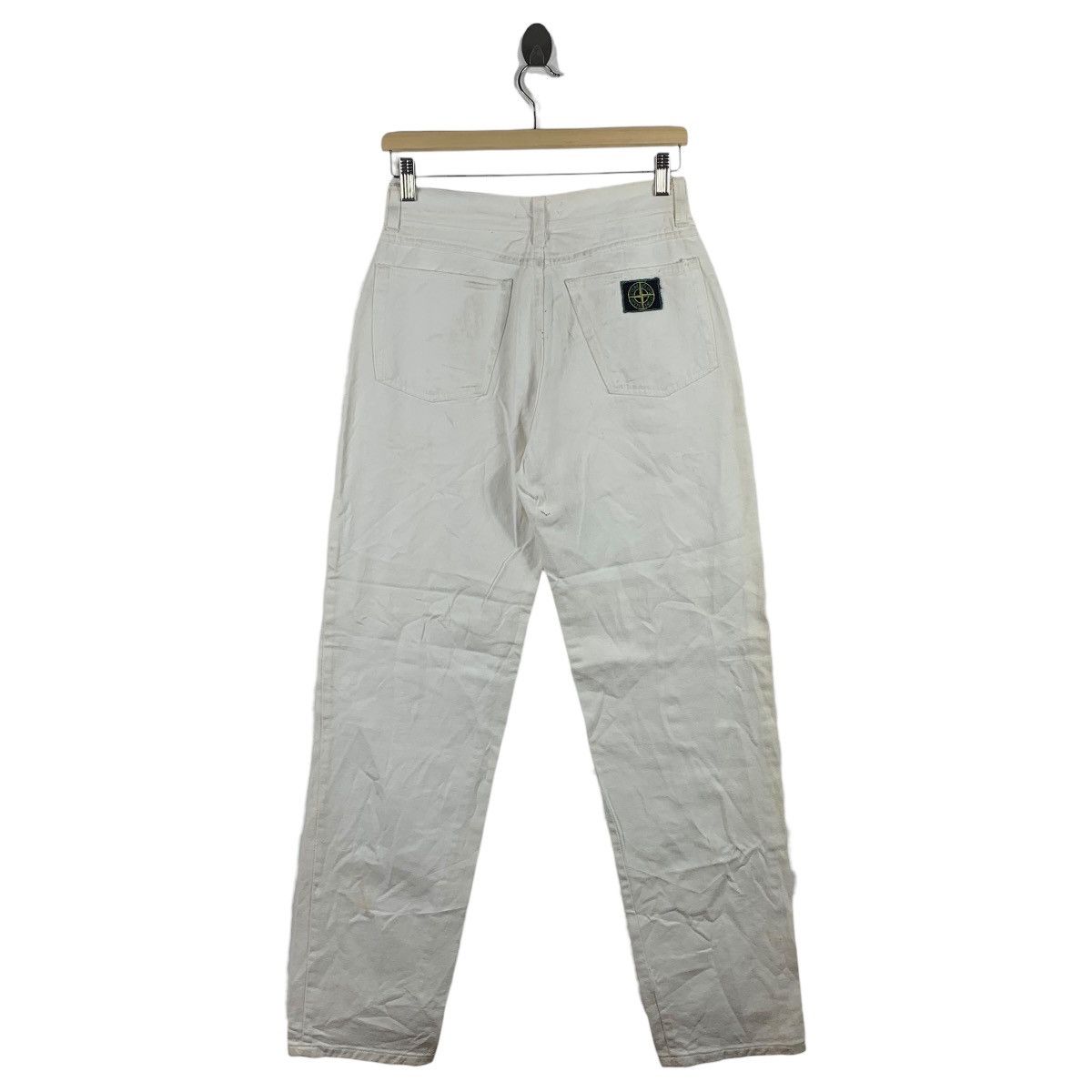 Stone Island × Vintage Vintage STONE ISLAND patches white jeans Size 27" / US 4 / IT 40 - 4 Thumbnail