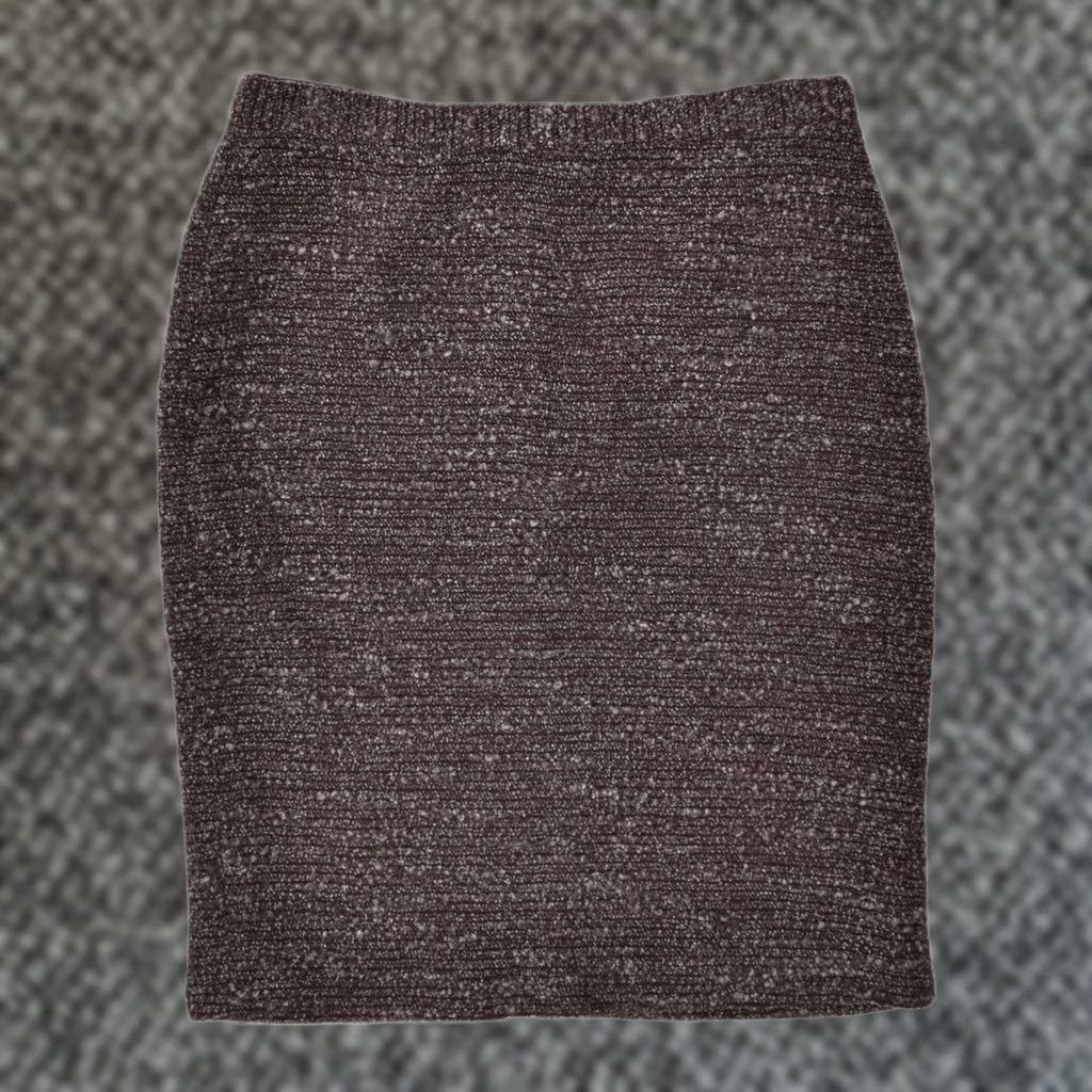Vintage VINTAGE Womens Pencil Skirt Brown W32 Large JC09 Size 24" / US 00 / IT 34 - 1 Thumbnail
