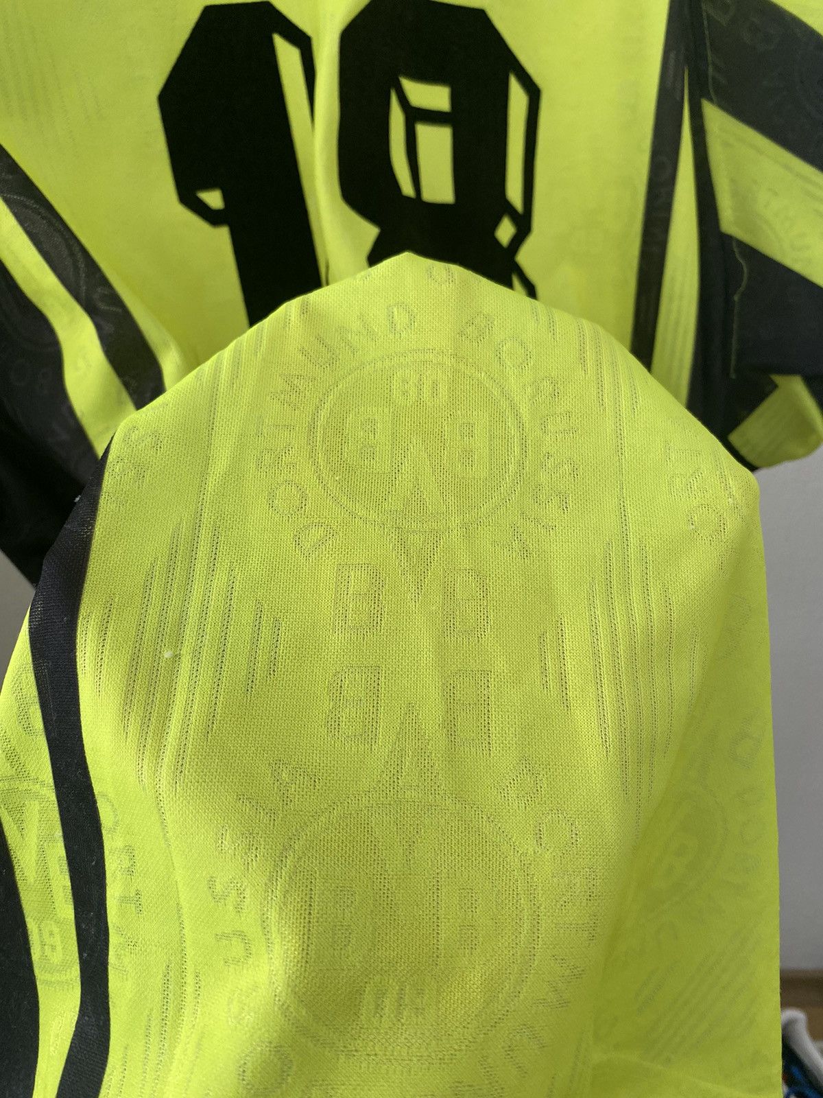 Nike × Vintage JERSEY BORUSSIA DORTMUND 1996-1997 #18 [Ricken] VINTAGE RARE Size US XL / EU 56 / 4 - 6 Thumbnail