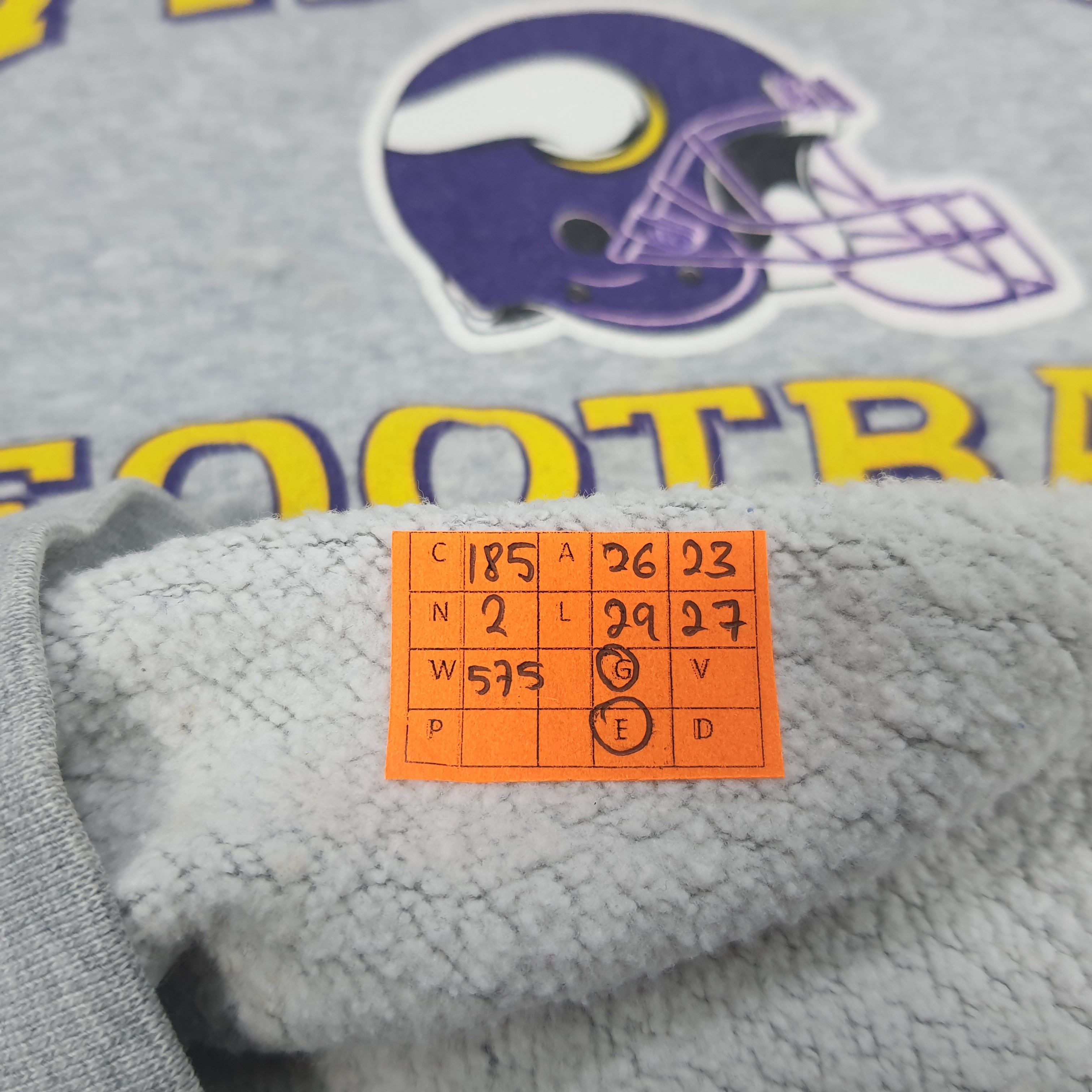 NFL × Vintage Vintage NFL Minnesota Vikings Football Team Sweatshirts Size US XL / EU 56 / 4 - 7 Thumbnail