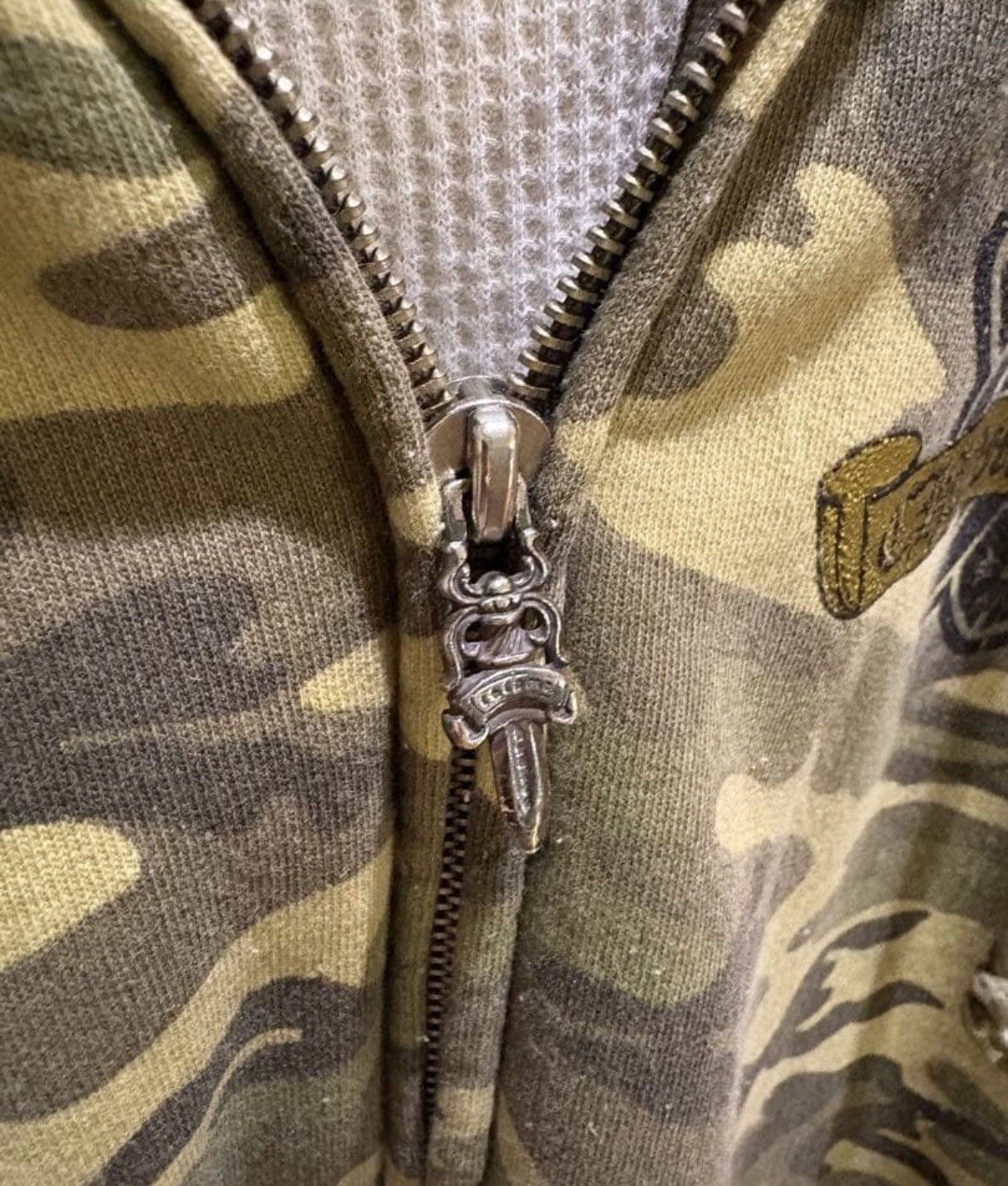 Chrome Hearts Size M Chrome Hearts Horseshoe Camo Thermal Hoodie Size US M / EU 48-50 / 2 - 5 Thumbnail
