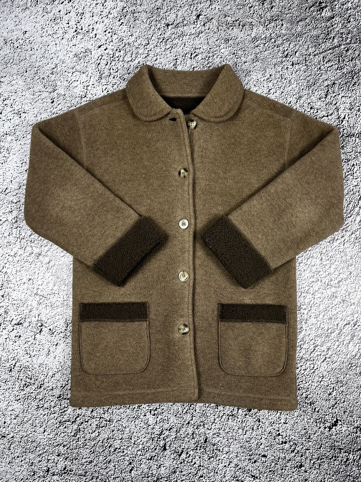 Vintage Vintage Y2K Teddy faux camel jacket old money streetwear Size M / US 6-8 / IT 42-44 - 1 Thumbnail
