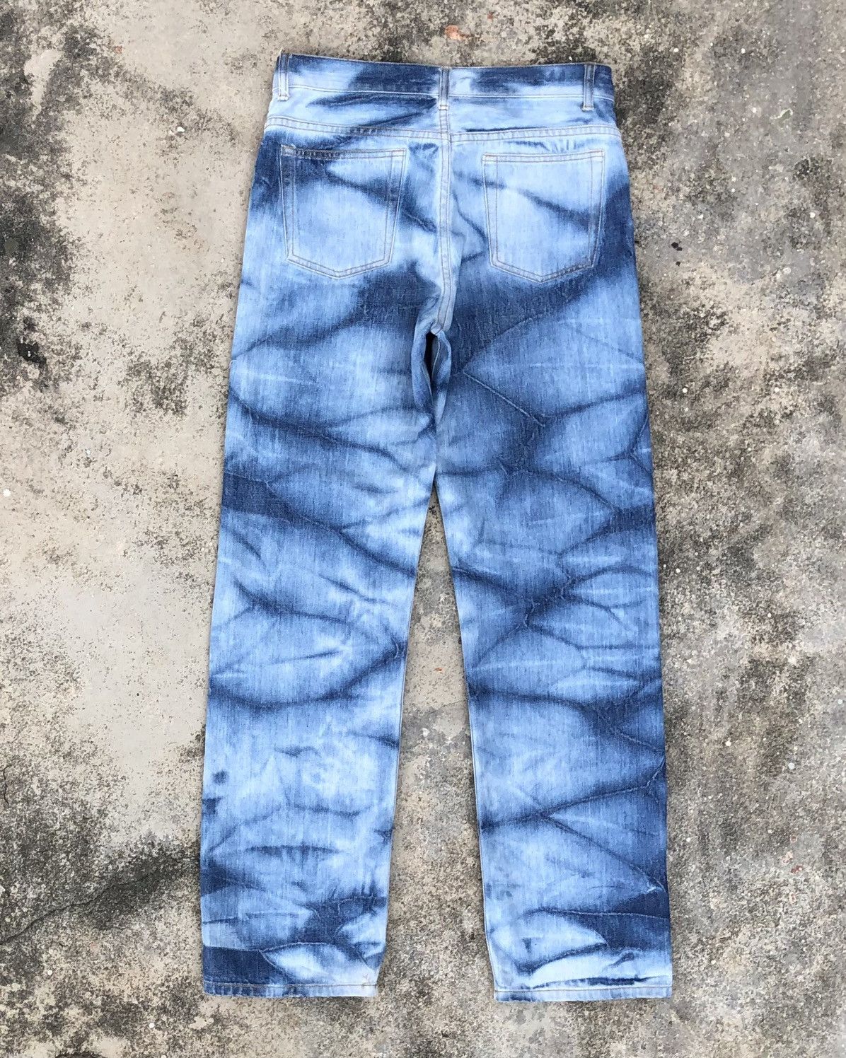 Japanese Brand Vintage Japanese Style Tie Dye Denim Pants Size US 33 - 11 Thumbnail