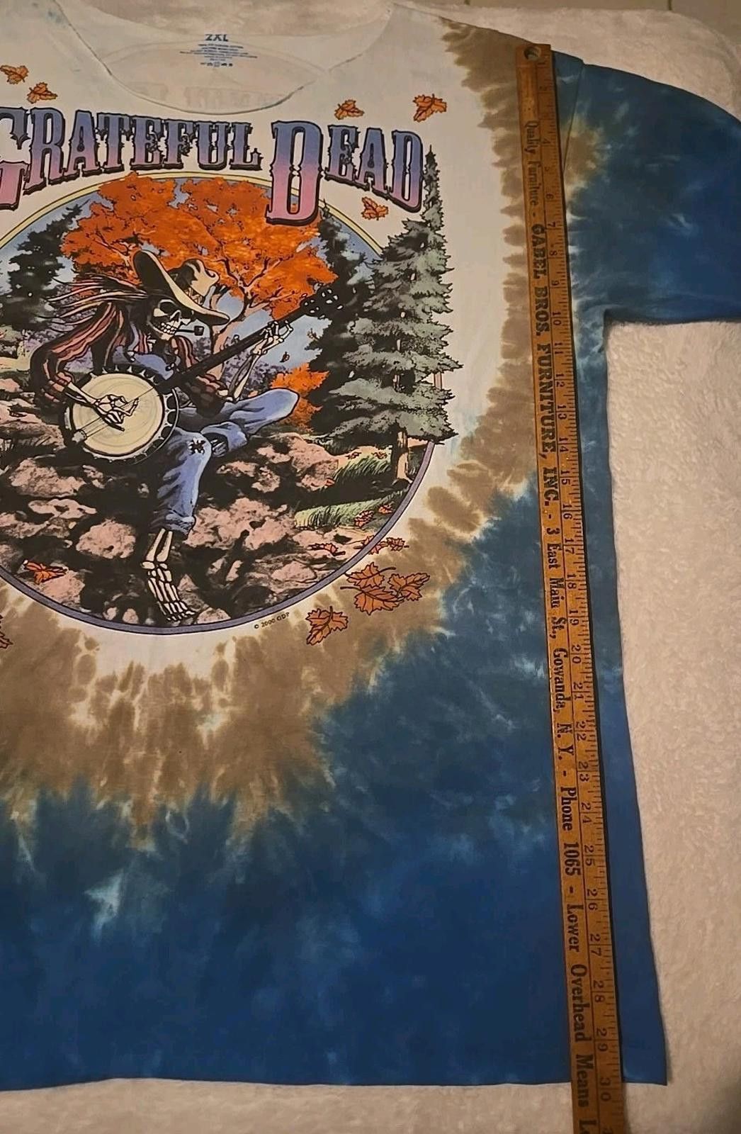 Liquid Blue 2000 Grateful Dead T-Shirt Tie Dye ‘94 Tour sz 2XL Skeleton Size US XXL / EU 58 / 5 - 7 Thumbnail