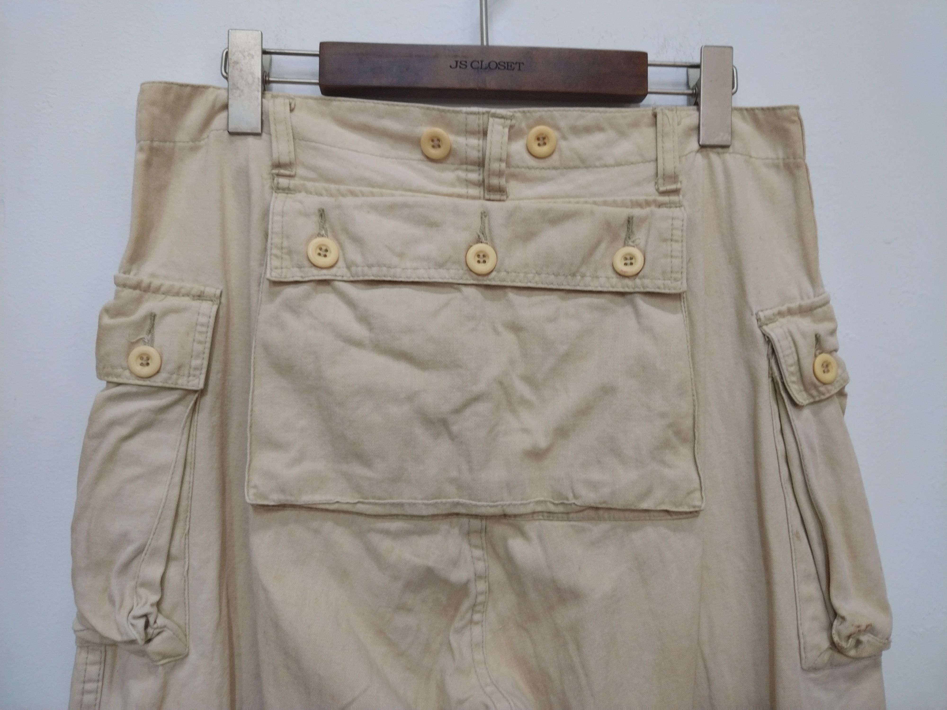 Japanese Brand Vtg harringbone cotton twill Monkey Pants Size US 32 / EU 48 - 10 Thumbnail