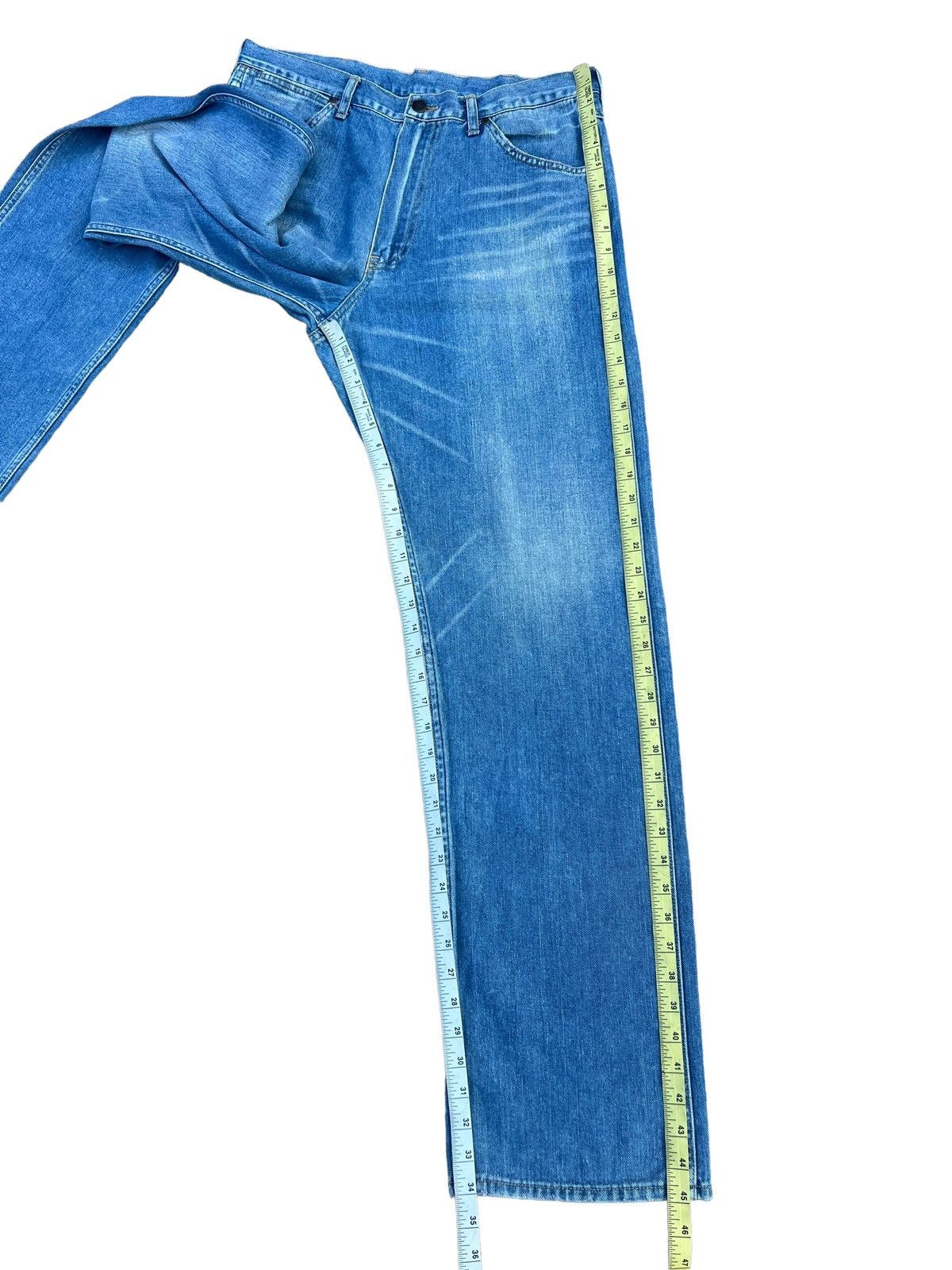Bape Bathing Ape Nigo Era Wranlger Inspired Distress Denim Jeans Size US 32 / EU 48 - 5 Thumbnail