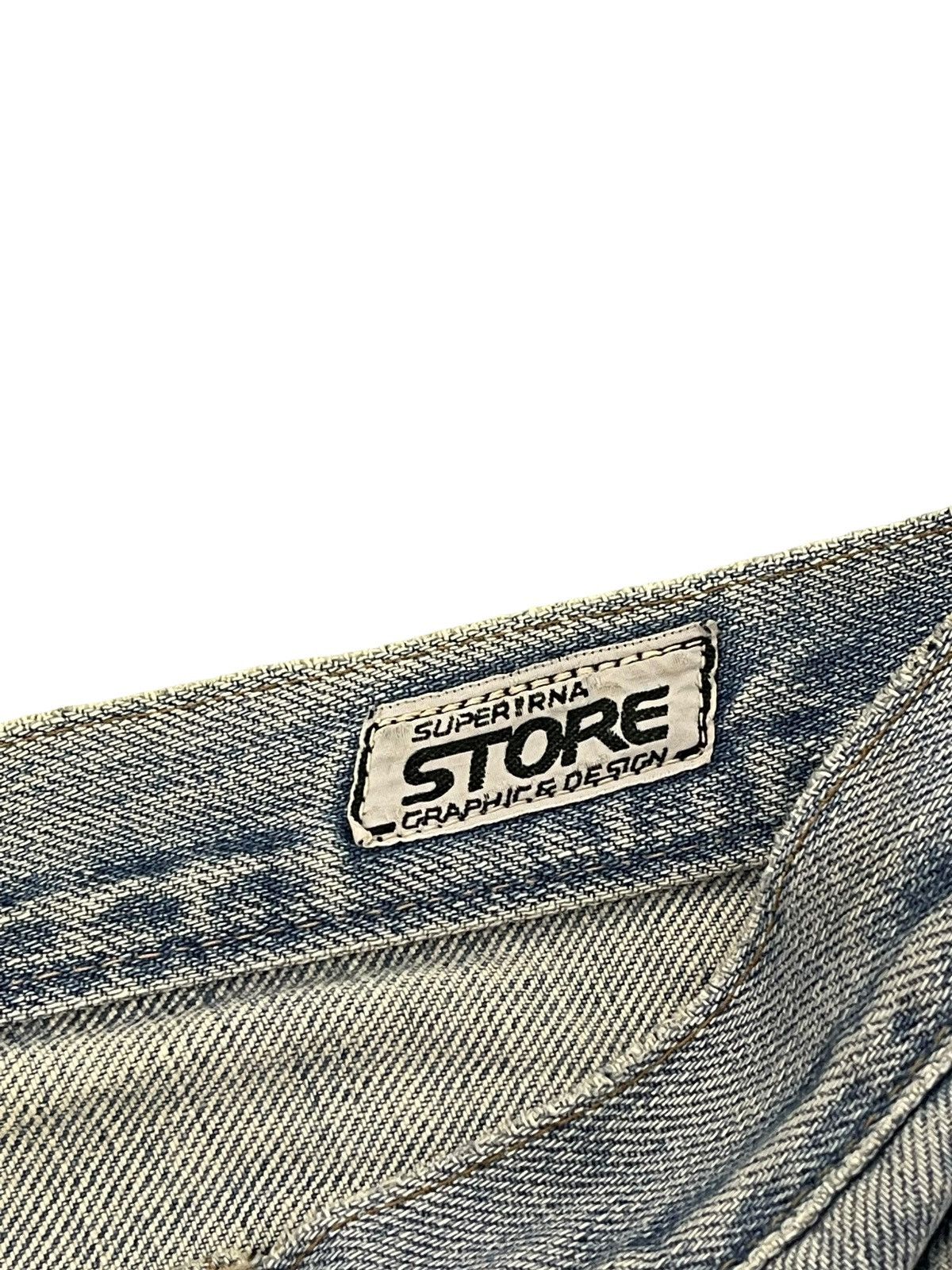 Japanese Brand Crop Jeans Rna Japan Faded Distress Low Rise Slim 8🟦8 Size US 28 / EU 44 - 9 Thumbnail