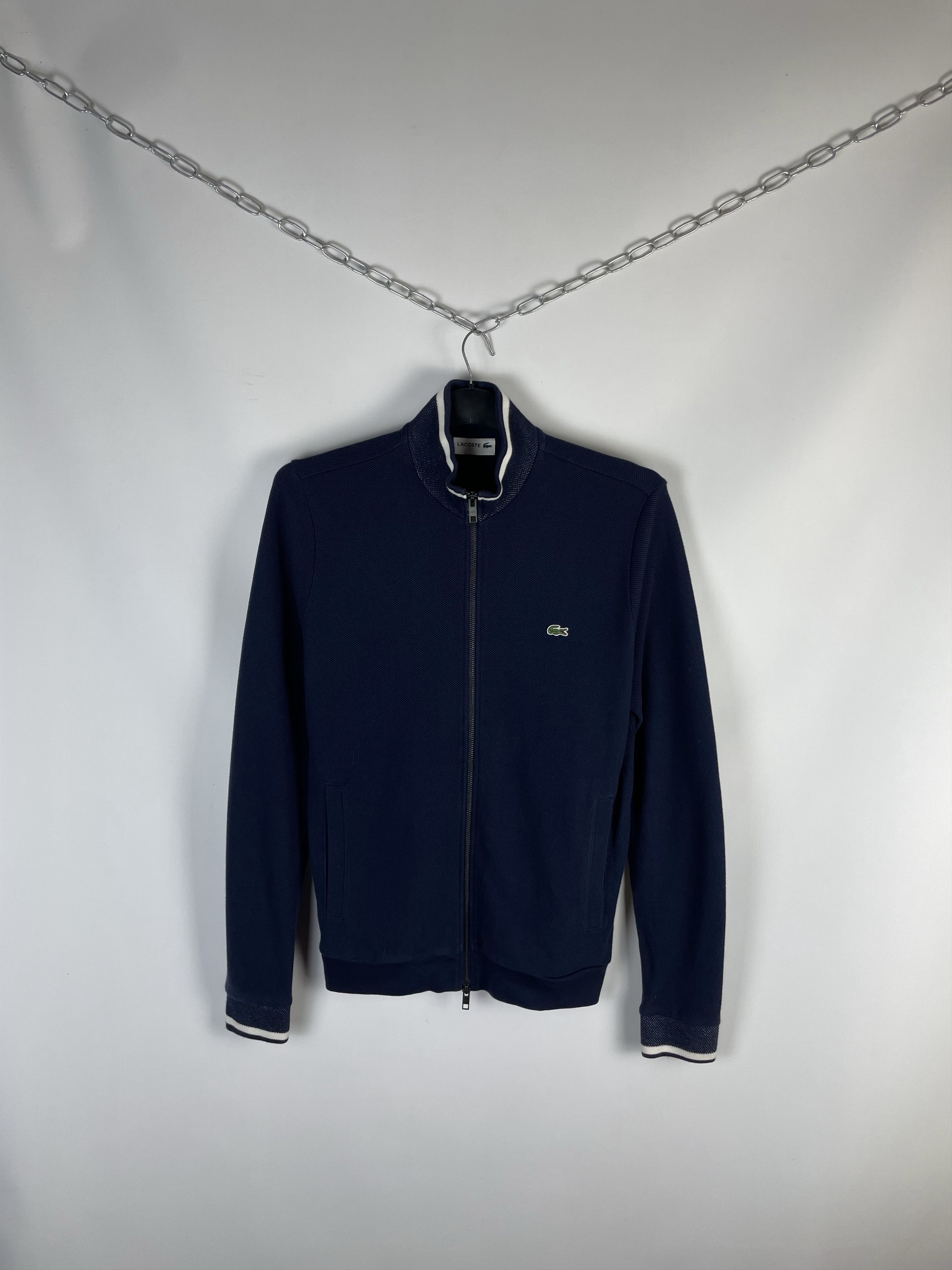 Lacoste Y2K Vintage Lacoste Zip Knitwear Size US S / EU 44-46 / 1 - 1 Thumbnail