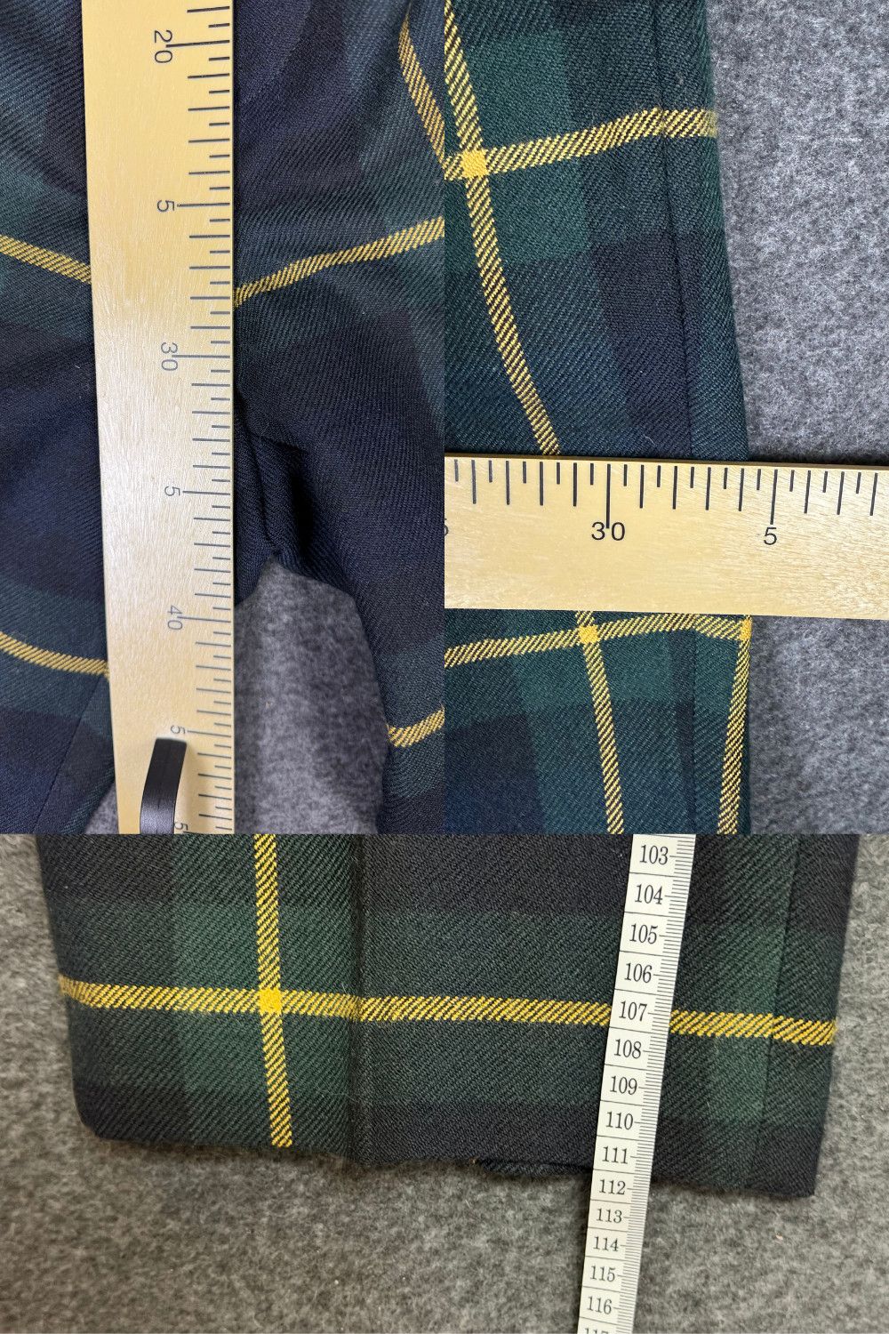 Polo Ralph Lauren 1998 RRL Ralph Lauren Early USA Wool Tartan Trousers Size US 38 / EU 54 - 15 Thumbnail