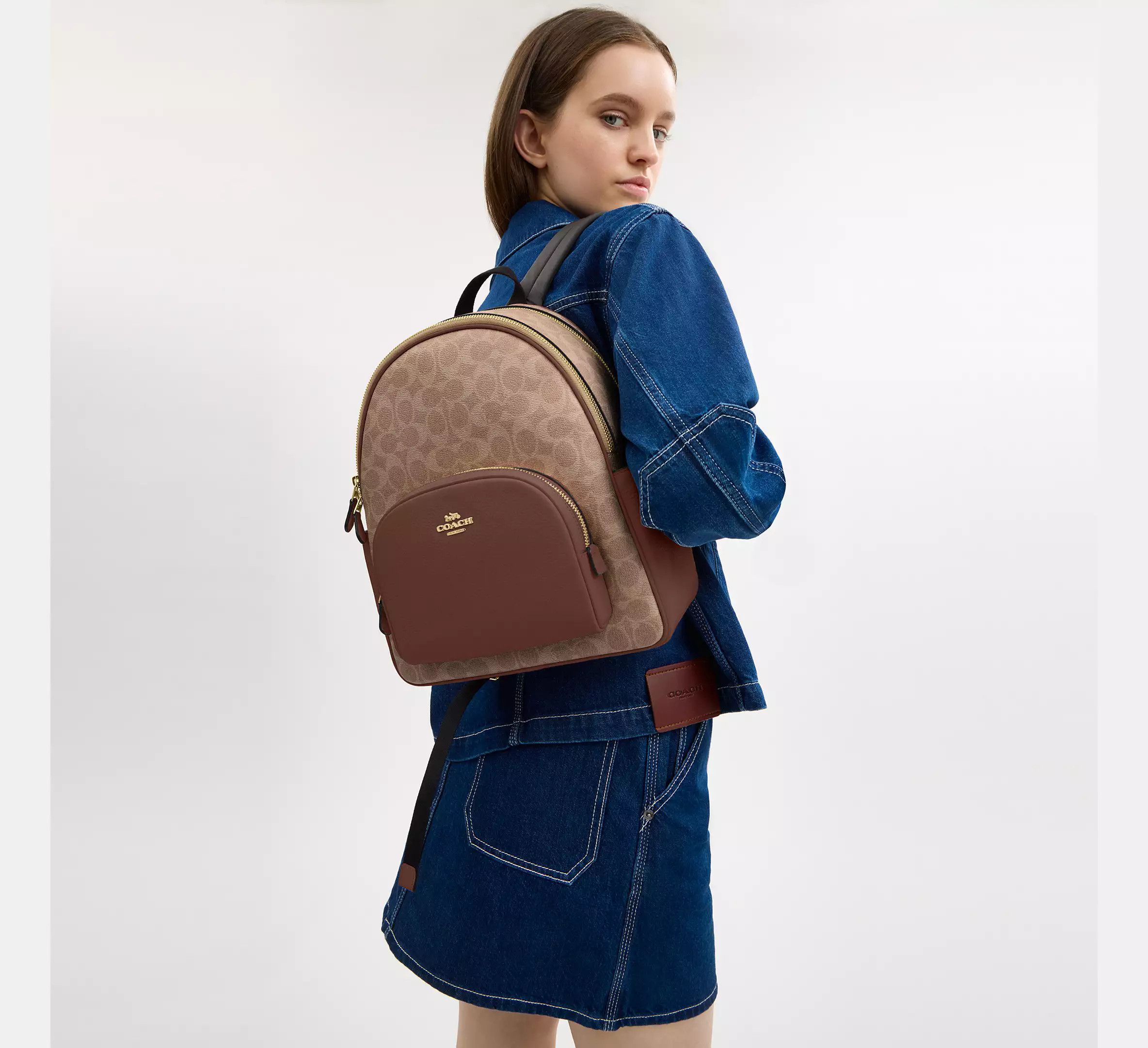 Coach Court Backpack In Signature Canvas CZ176 Size ONE SIZE - 2 Thumbnail