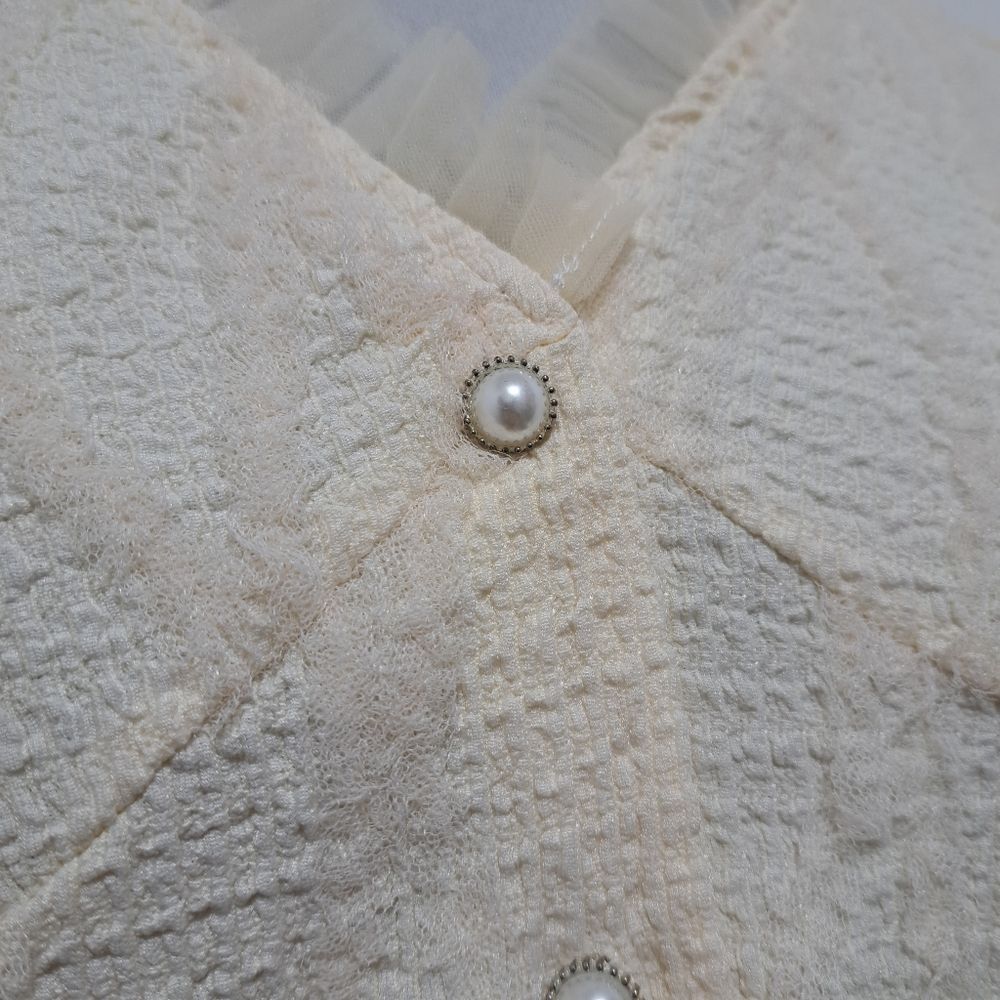Other J. ING Korean Style Lace Trim V Neck Button Front Blouse Sma Size M / US 6-8 / IT 42-44 - 13 Thumbnail