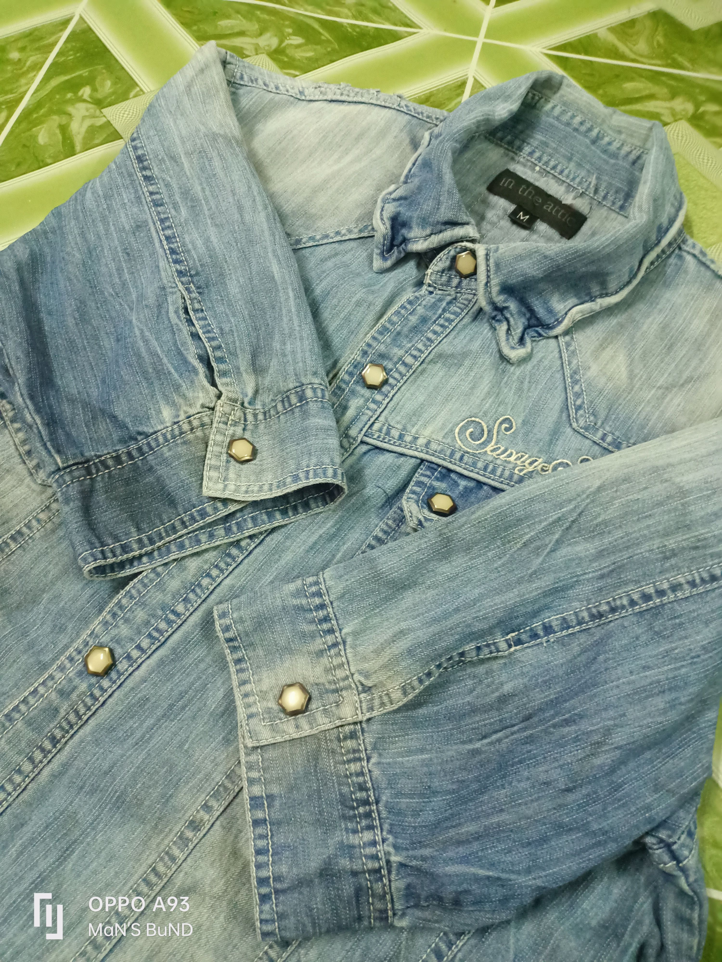 In The Attic × Japanese Brand In The Attic Button up blue Jeans Size M / US 6-8 / IT 42-44 - 8 Thumbnail