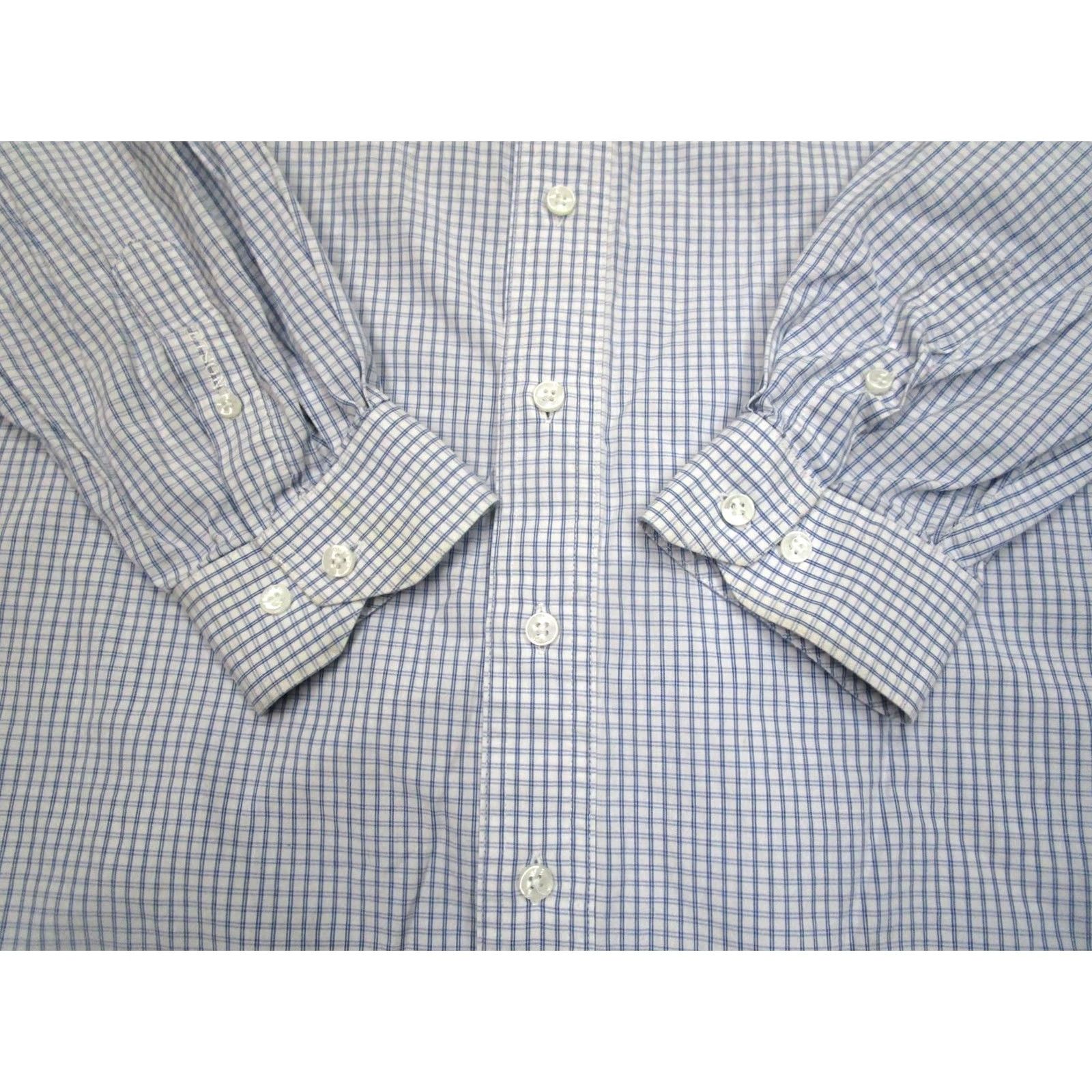 Stetson Stetson Shirt Mens 2XL Blue White Check Western Long Sleeve Button Down Cowboy Size US XXL / EU 58 / 5 - 3 Thumbnail