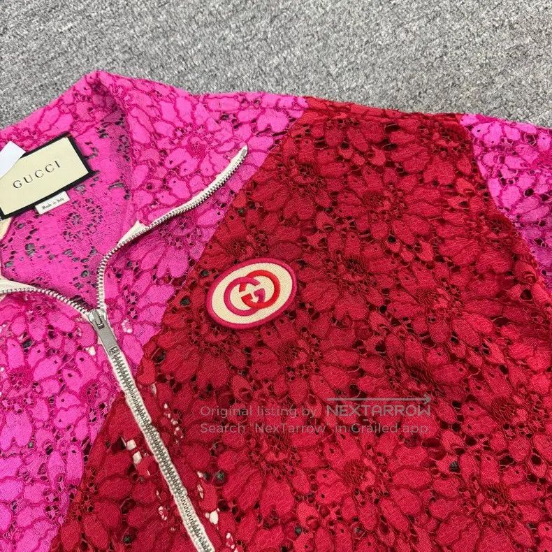 Gucci Gucci Floral Double G Logo Lace Coat Size S / US 4 / IT 40 - 5 Thumbnail