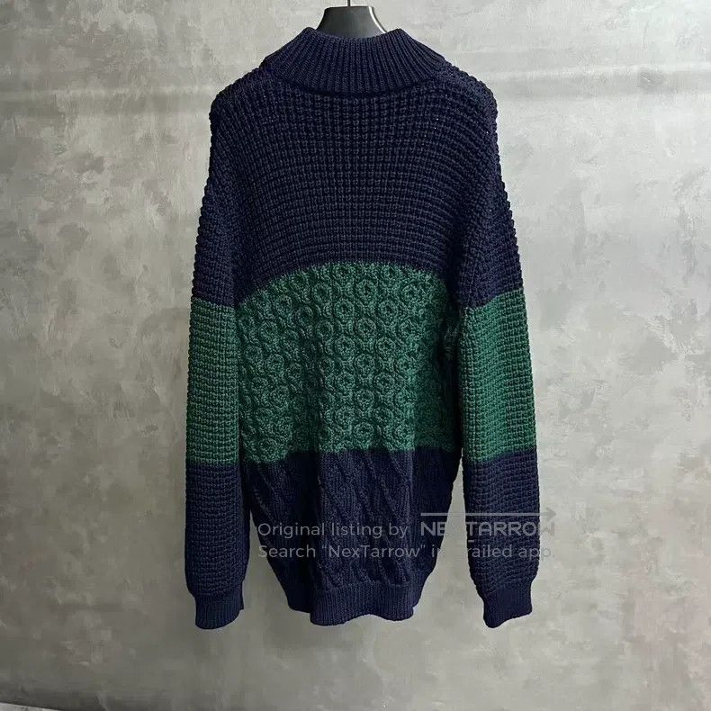 Louis Vuitton Louis Vuitton Color-block zip-up collar long-sleeve baggy Size US XXL / EU 58 / 5 - 5 Thumbnail