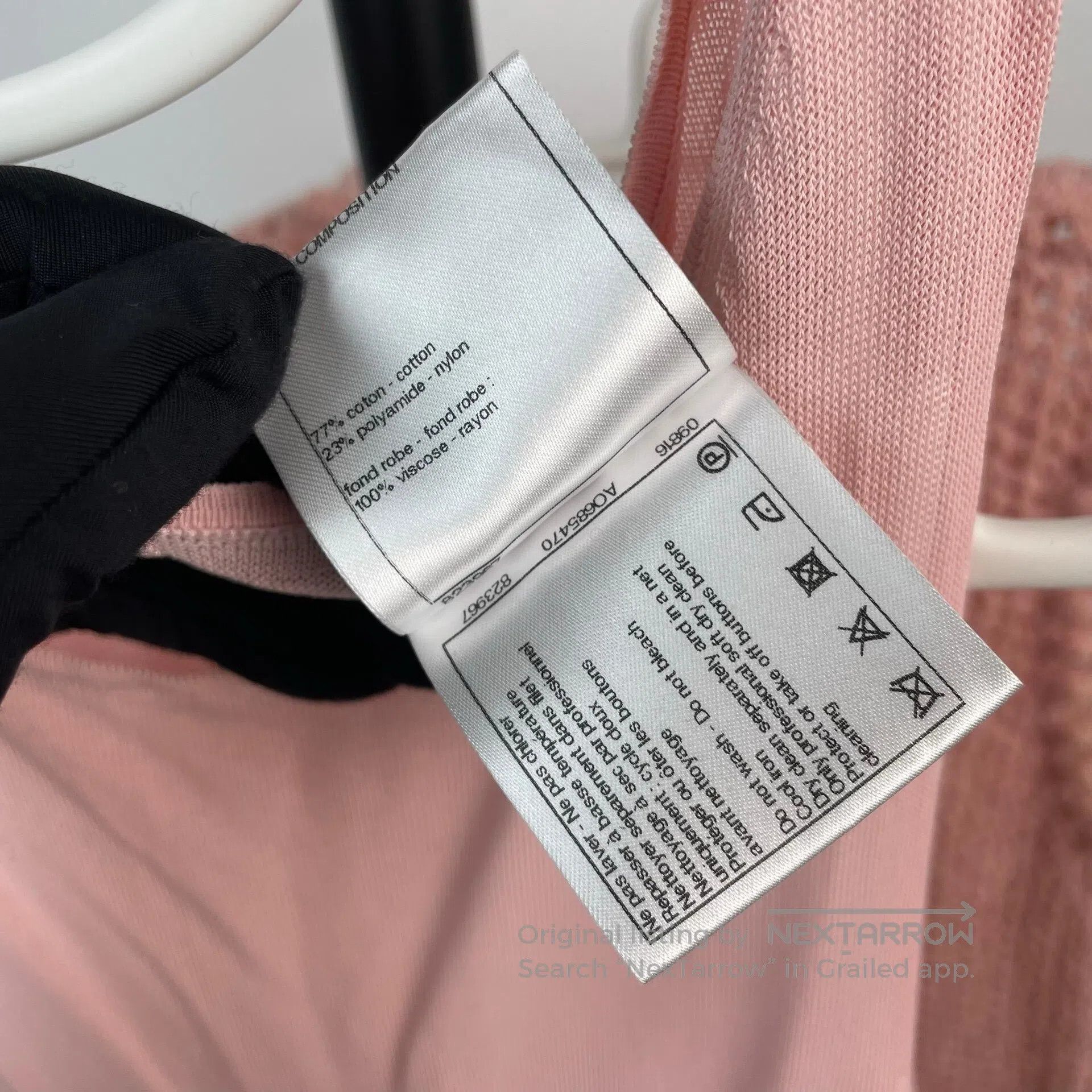 Chanel Chanel Pink Tweed Sleeveless Cutout Dress Two Piece Set| Size XXS / US 00 / IT 34 - 6 Thumbnail
