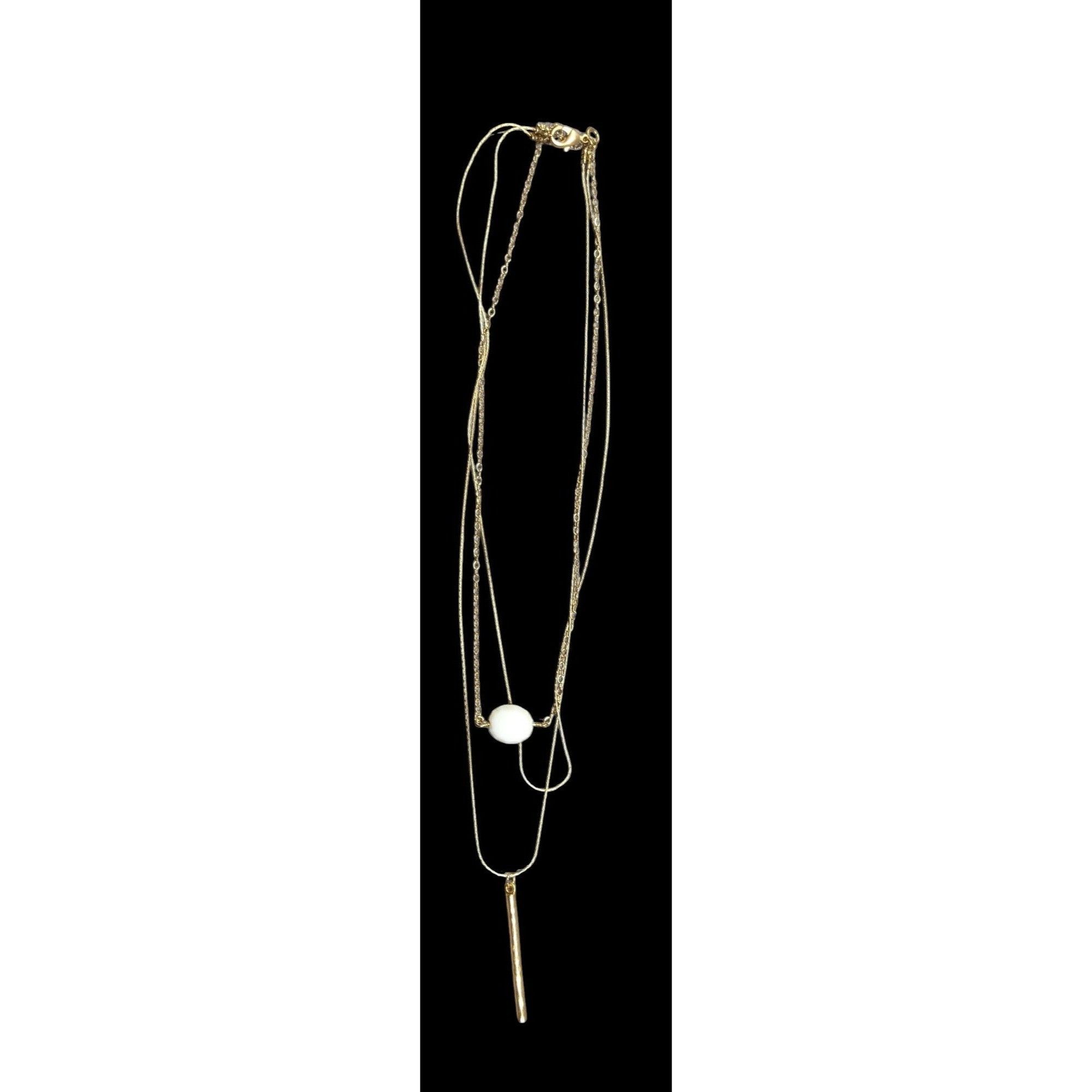 Other Elegant Multilayer Gold Tone Chain And Pendant Necklace Size ONE SIZE - 2 Thumbnail
