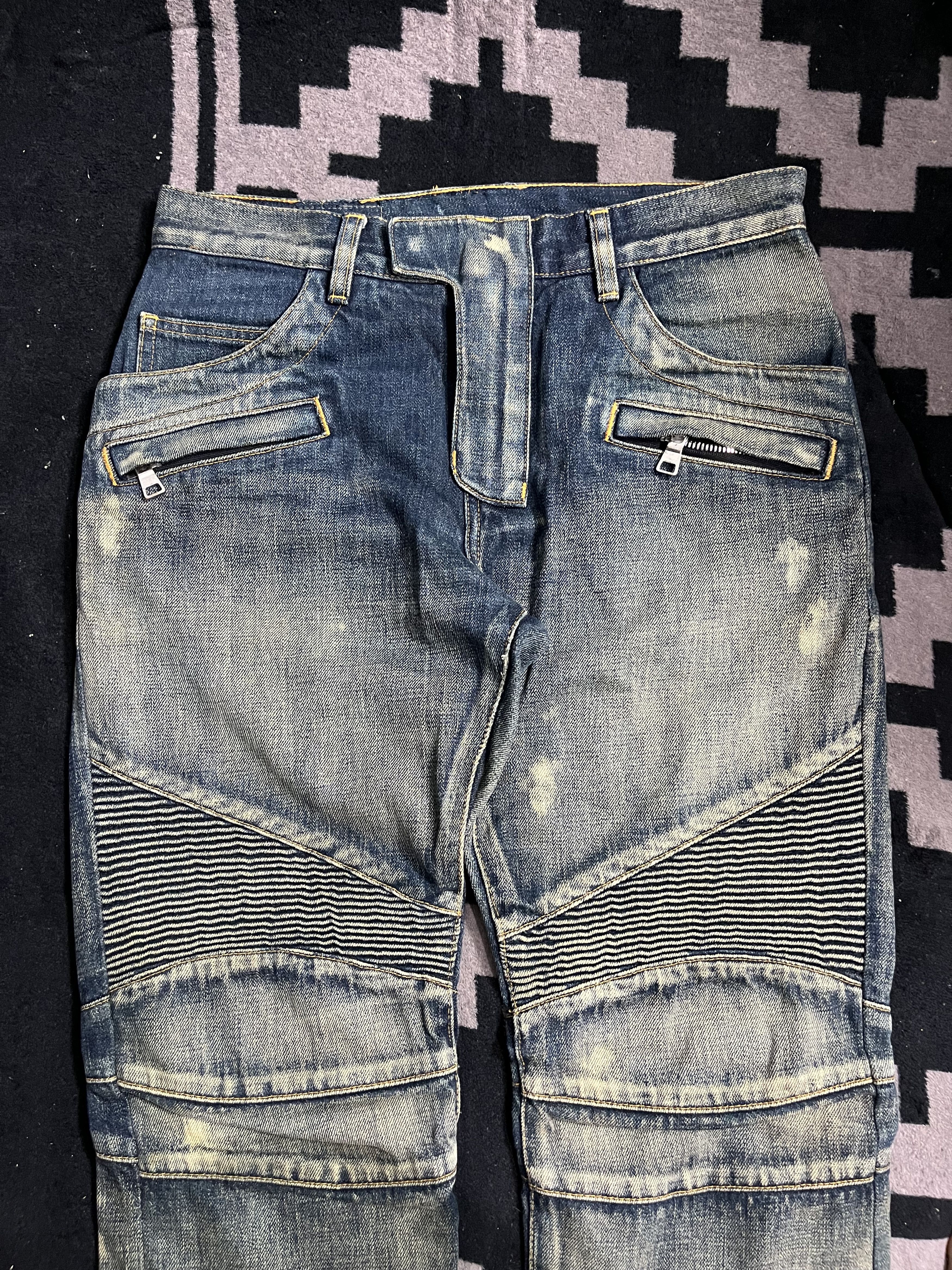 Balmain Balmain decarnin era biker jeans Size US 32 / EU 48 - 3 Thumbnail