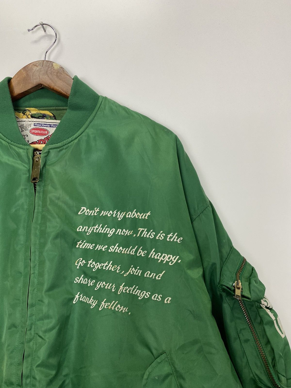 Japanese Brand × Vintage Vintage Saburoku Bomber Jacket Size US XL / EU 56 / 4 - 8 Thumbnail