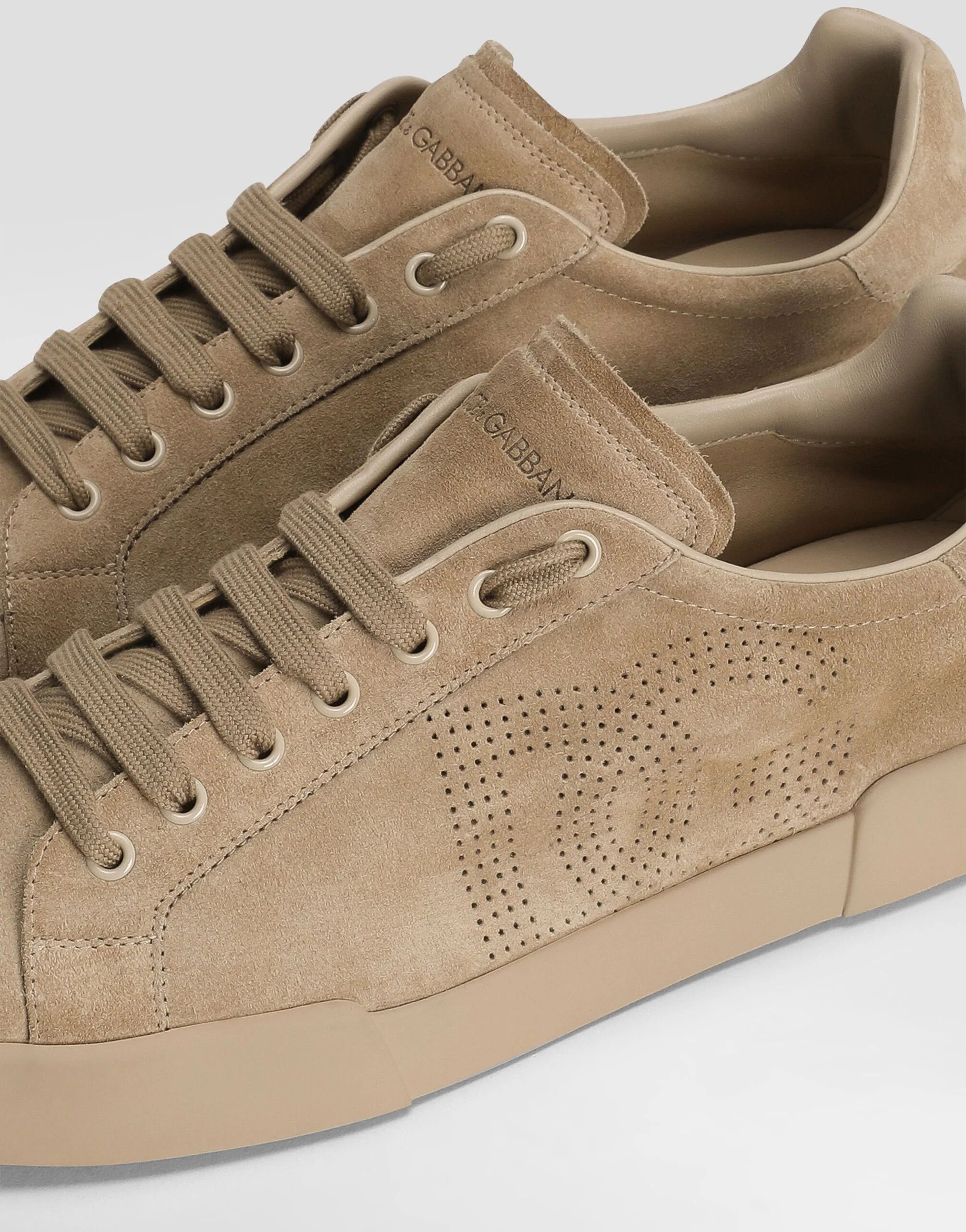 Dolce & Gabbana os11x0326 Strobel Portofino Sneakers in Beige Size US 9 / EU 42 - 3 Thumbnail