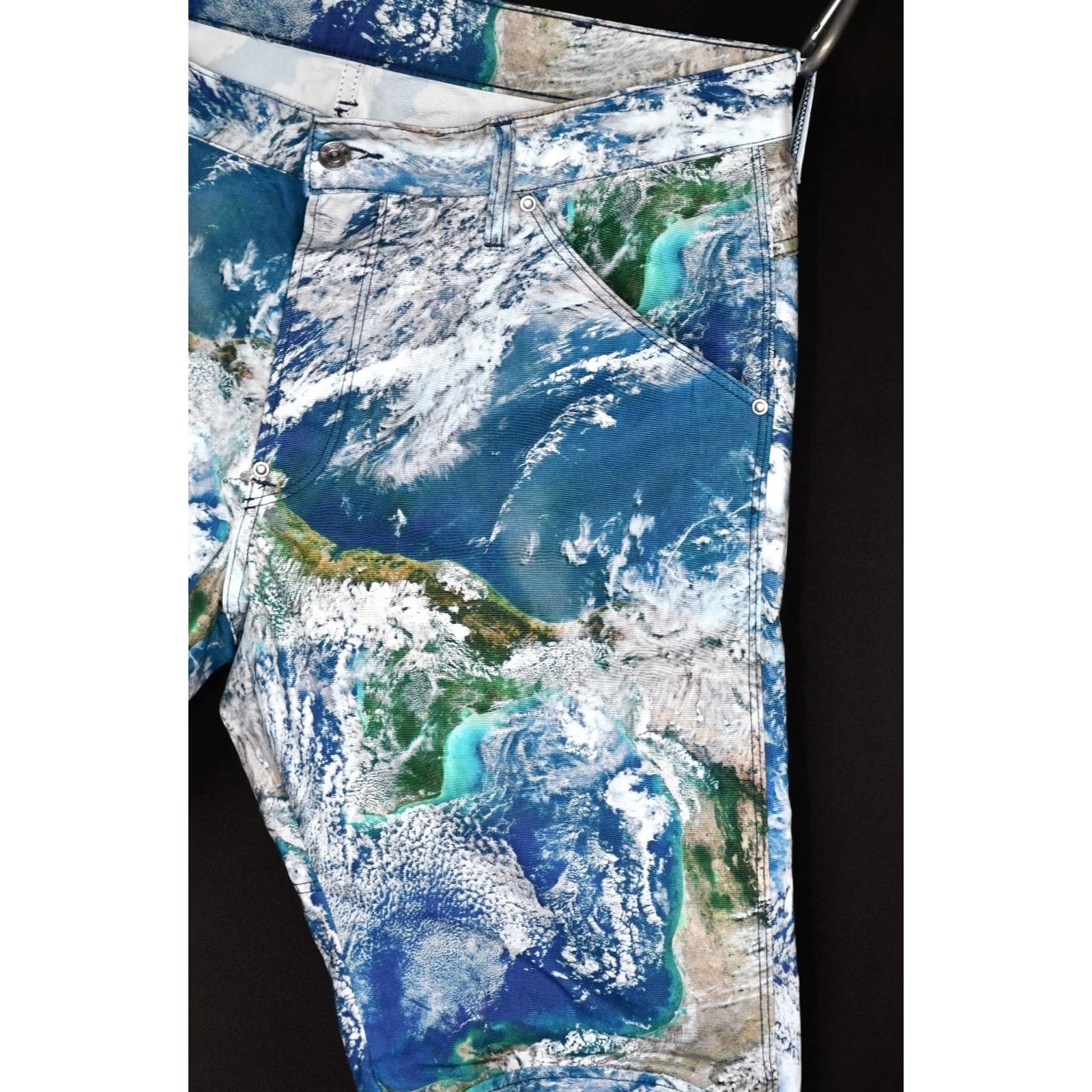 G-Star G-Star Raw Pharrell Williams 5622 Tapered Earth Camouflage Jeans Mens W36 L34 Size US 36 / EU 52 - 3 Thumbnail