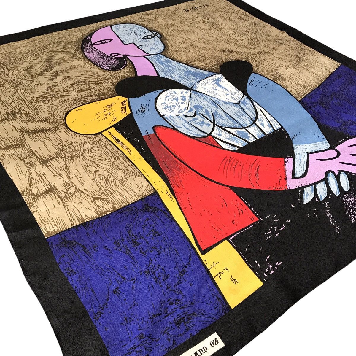 Vintage Pablo Picasso Painting Art Print Polyester Scarf Size ONE SIZE - 2 Thumbnail