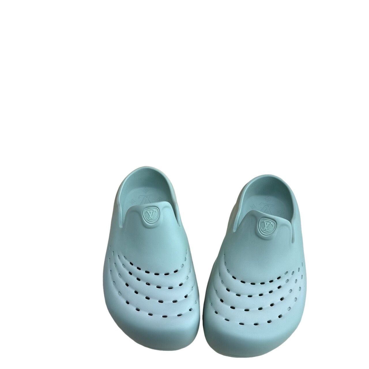 Louis Vuitton Louis Vuitton Shark Clogs Green Size 6 Size US 6 / EU 39 - 1 Thumbnail