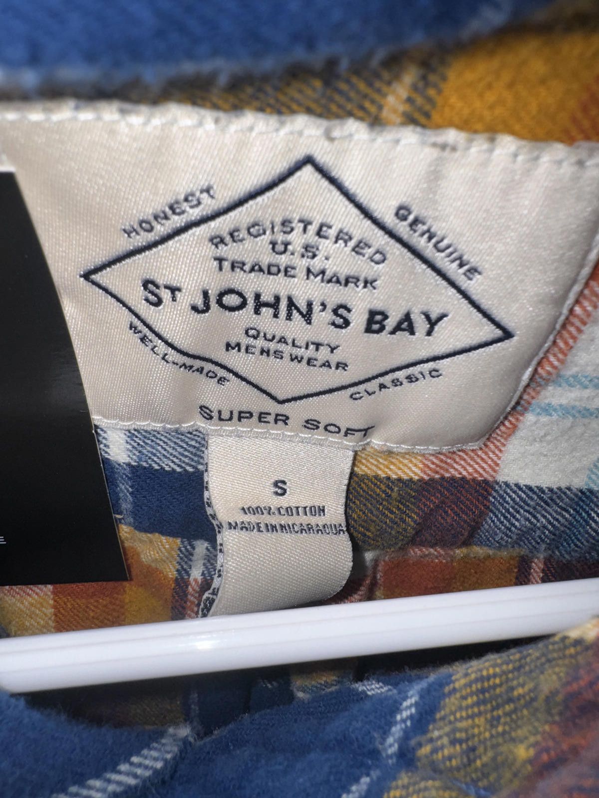 St. Johns Bay St. John's Bay Men's Plaid Button-Up Shirt Size S Size US S / EU 44-46 / 1 - 3 Thumbnail