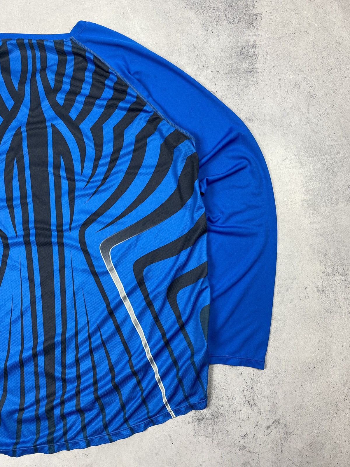 Nike × Vintage Vintage 00s Nike Run Dri Fit Drill Long Sleeve Size US XL / EU 56 / 4 - 3 Thumbnail