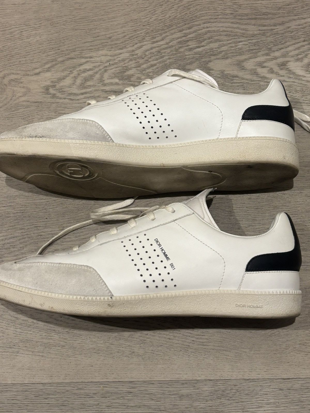 Dior Dior Signature B01 Low Top Sneaker White/Black Size US 13 / EU 46 - 1 Thumbnail