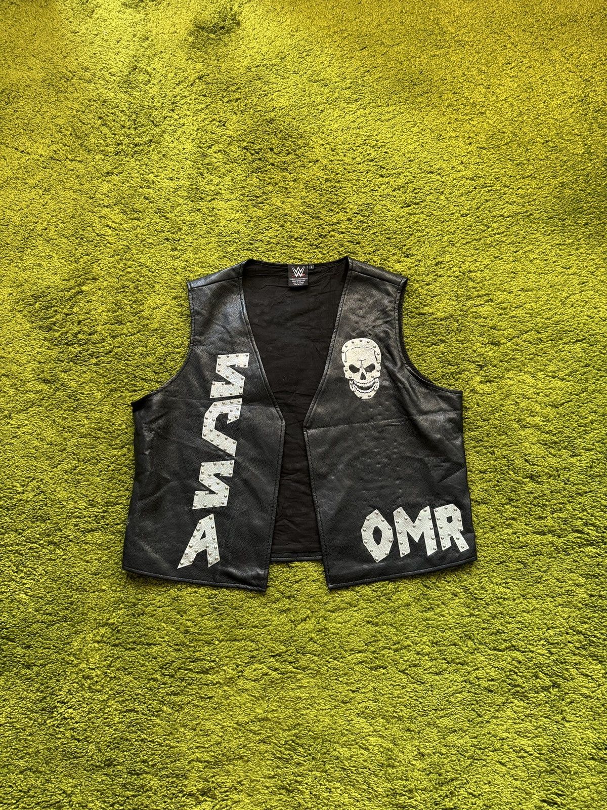 WWE × WWF WWE Stone Cold Steve Austin faux leather vest Size US L / EU 52-54 / 3 - 2 Thumbnail