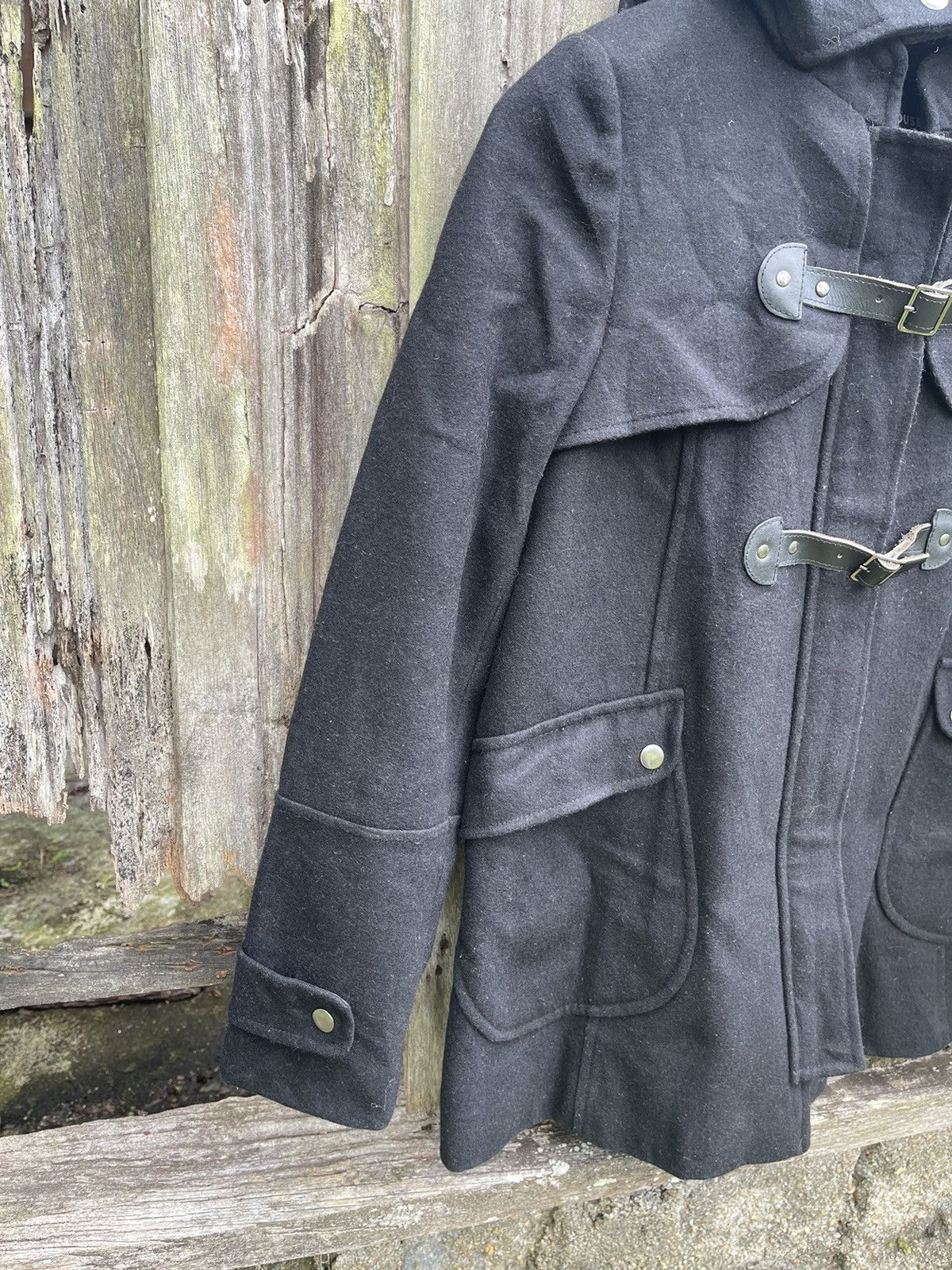 Designer Clockhouse Wool Blend Toggle Coat — Black (M) Size US M / EU 48-50 / 2 - 6 Thumbnail