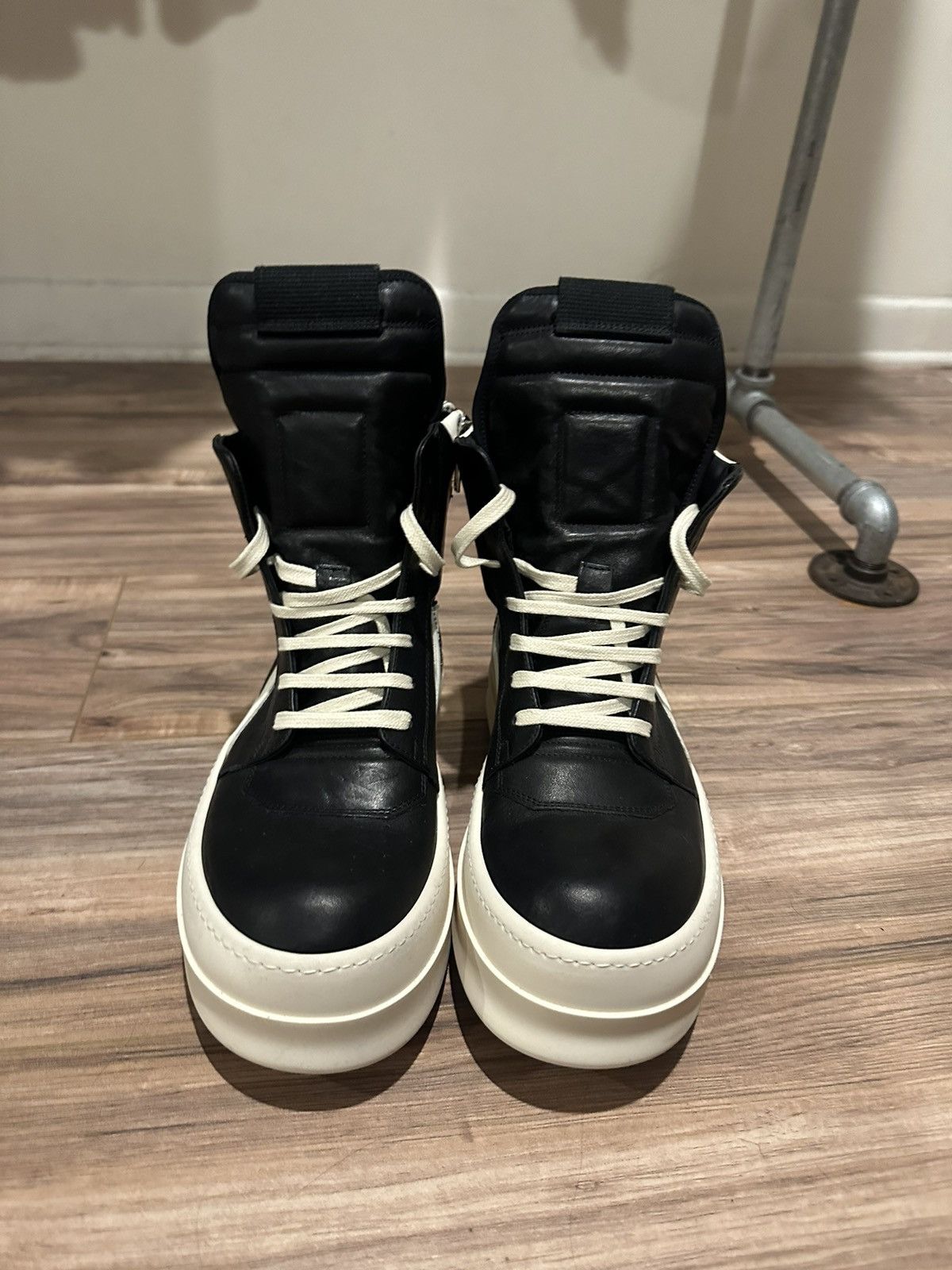 靴 25ss Rick owens Mega Geobasket 40 RICK OWENS - 【25SS】 メガ ジオバスケット スニーカー / MEGA