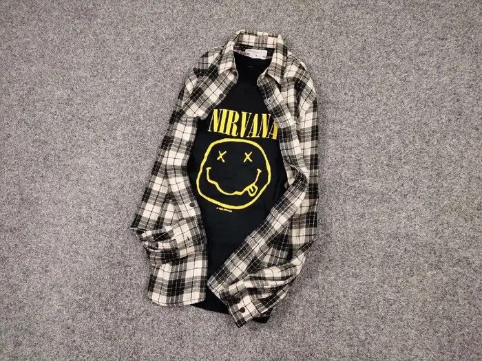 Flannel Vintage Flannel Shirt Travis Scott Style Size US S / EU 44-46 / 1 - 4 Thumbnail