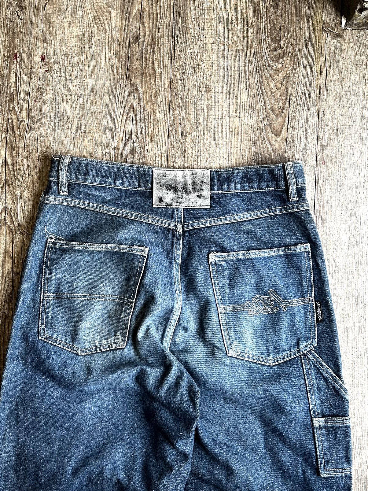 Fubu × Vintage HIPHOP BAGGY CARPENTER MAJAH FLAVAH COPYRIGHT 2002 Size US 30 / EU 46 - 5 Thumbnail