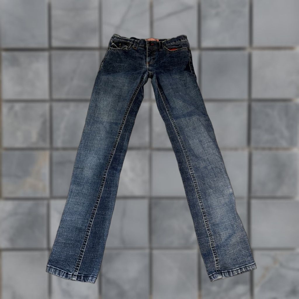 Mossimo VINTAGE Mossimo Jeans Women Skinny Blue 28x33 Size 5 Juniors Mens/ Womens Size 27" / US 4 / IT 40 - 1 Thumbnail
