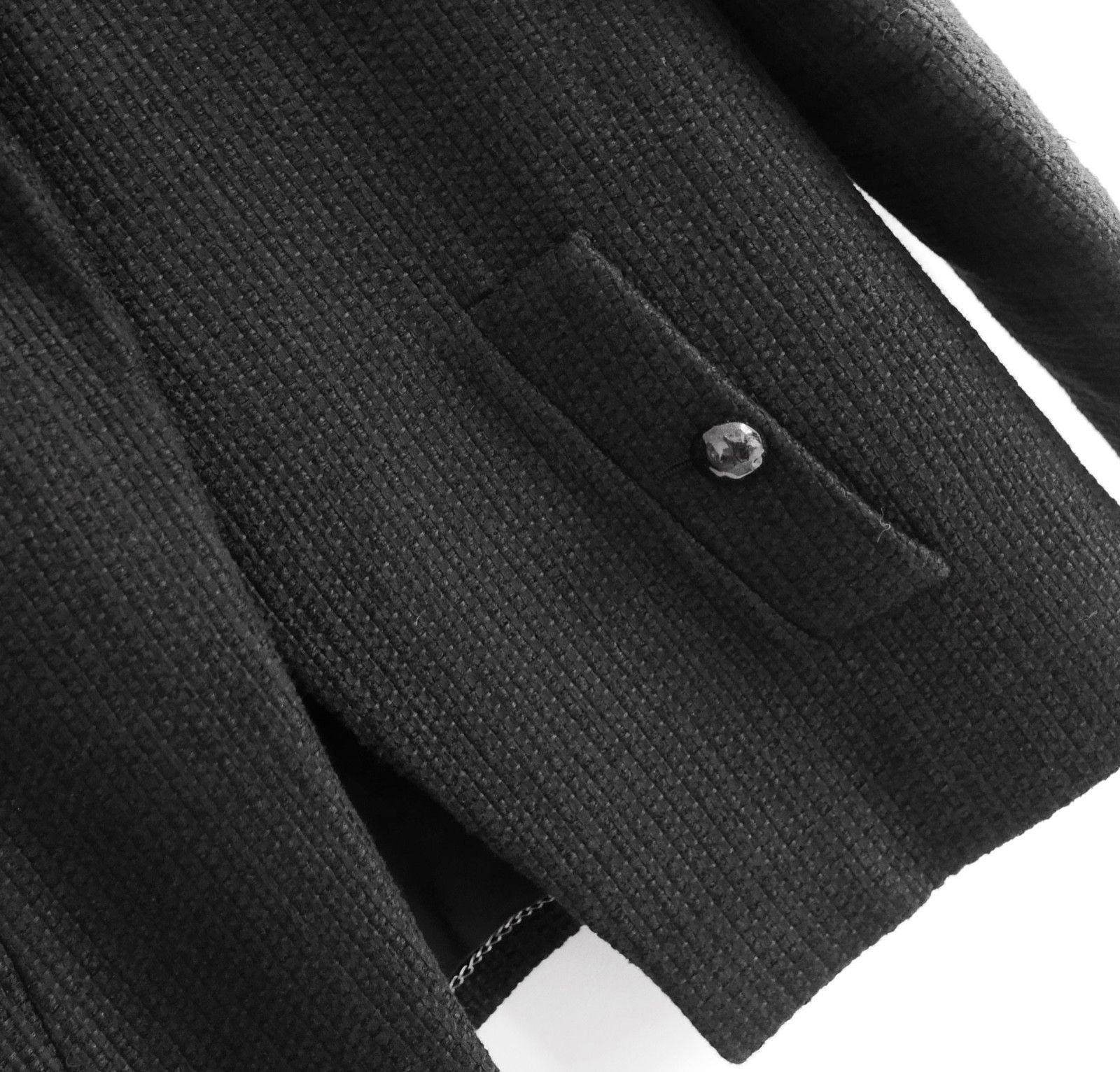Chanel Chanel Resort 2015 Paris-Dubai Black Tweed Jacket Size S / US 4 / IT 40 - 2 Thumbnail