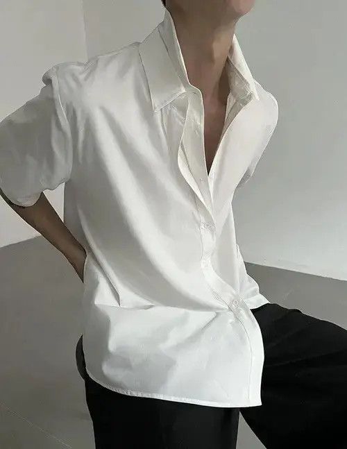 VIBE Cleanfit Retro Double Collar Short Sleeve Shirt Size US M / EU 48-50 / 2 - 3 Thumbnail