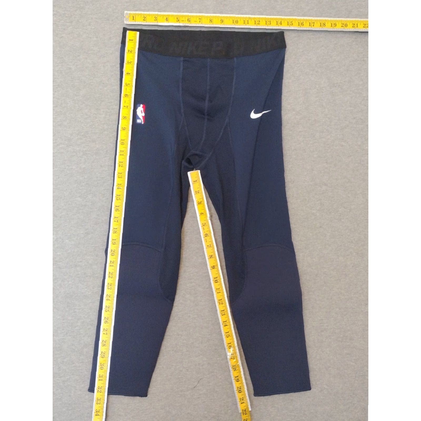Nike Nike NBA Pro Hyperstrong Mens Padded Pants Tights Navy Blue 28-32 XL AA0753-419 Size US 36 / EU 52 - 4 Thumbnail