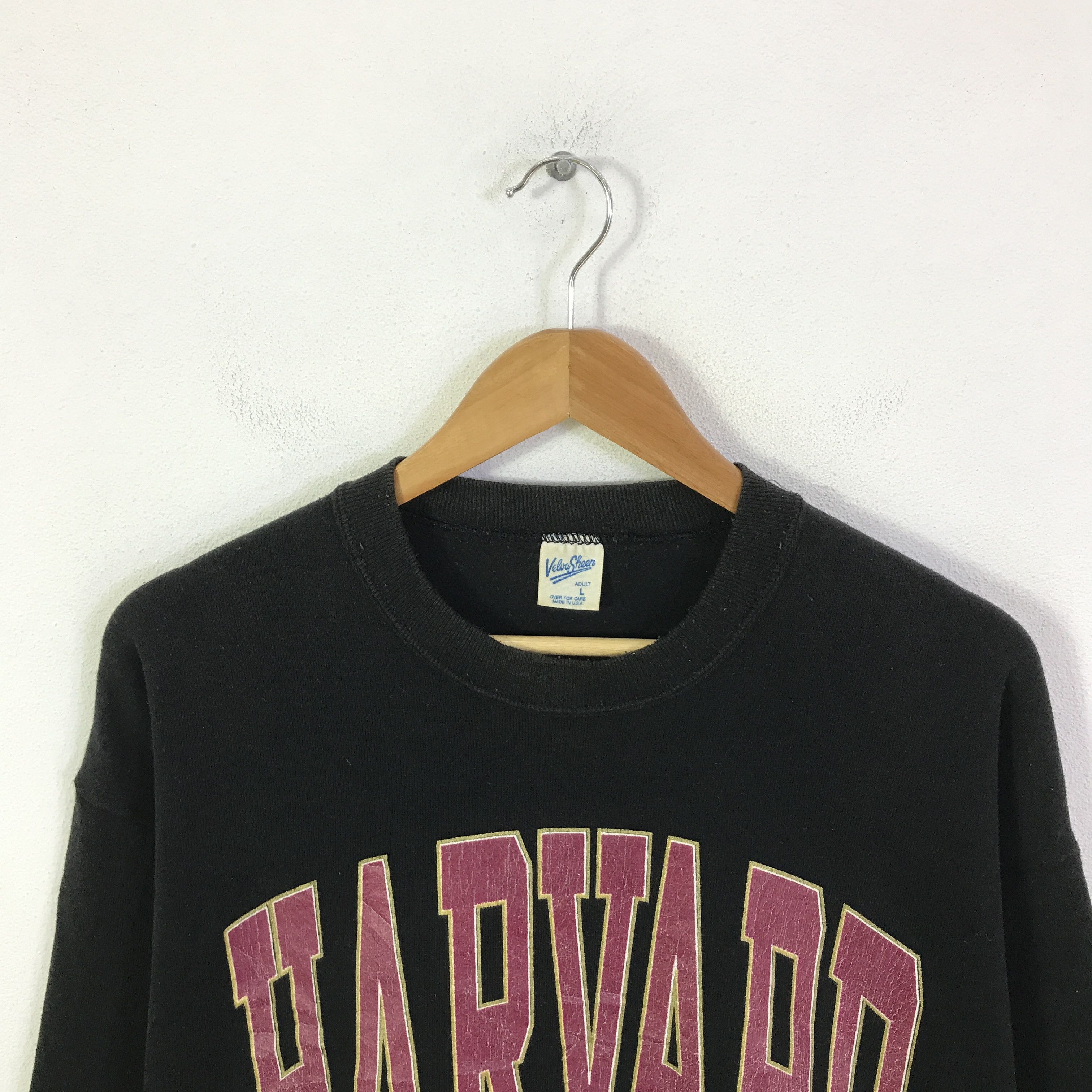 Velva Sheen havard sweatshirt K105B9 Size US L / EU 52-54 / 3 - 2 Thumbnail