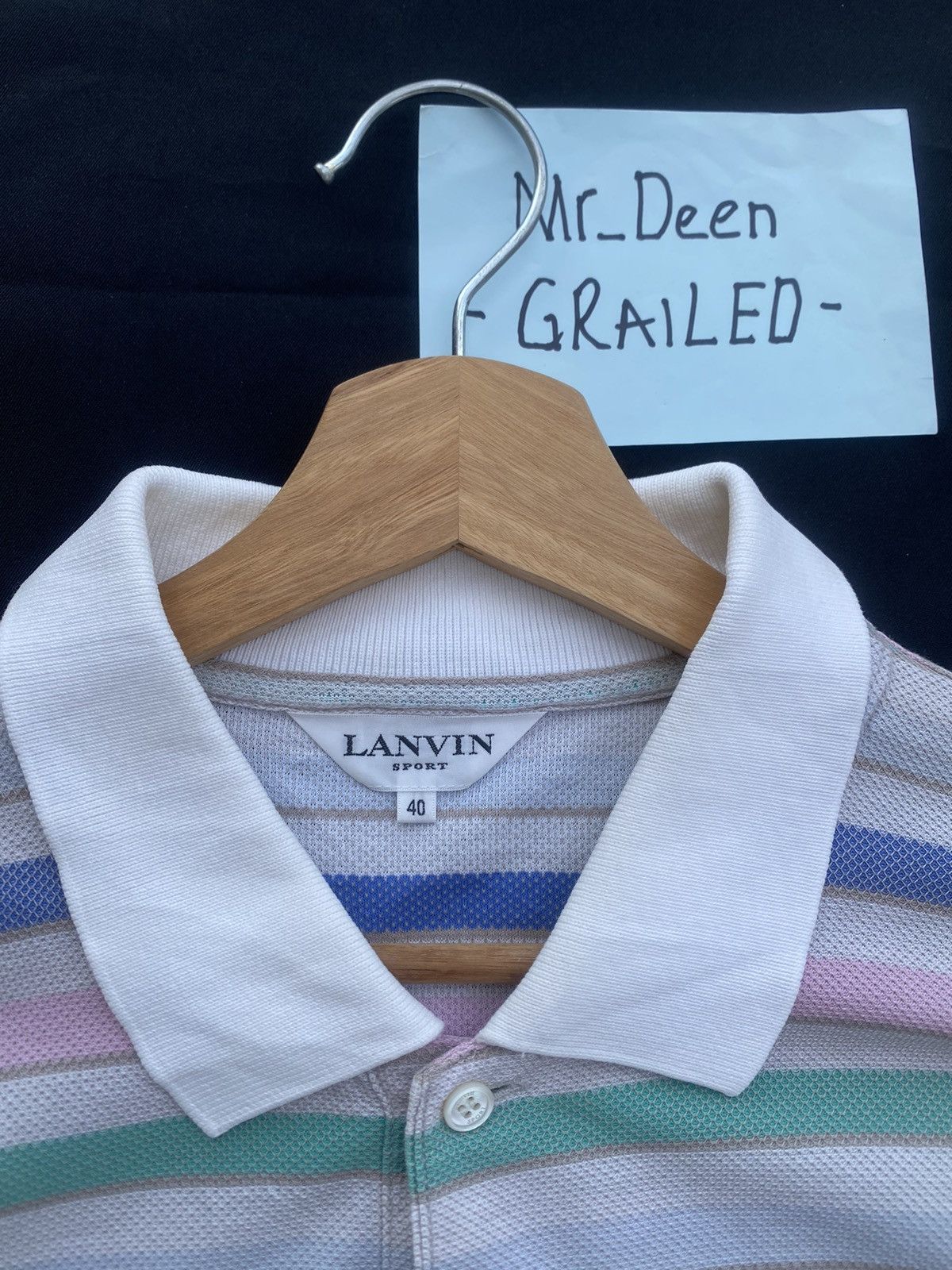 Lanvin Rare Vintage LANVIN Sport Polo Shirt Size US S / EU 44-46 / 1 - 6 Thumbnail